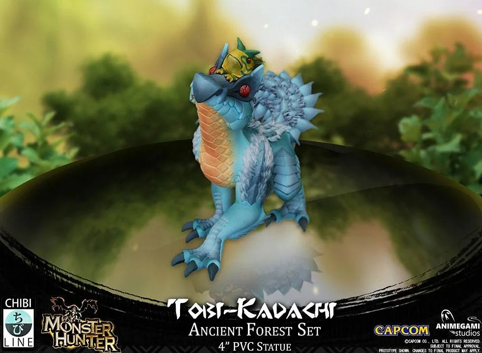 Monster Hunter AGS-CAPMHFTK Figurka PCW (Tobi-Kadachi), niebieska, 10 cm
