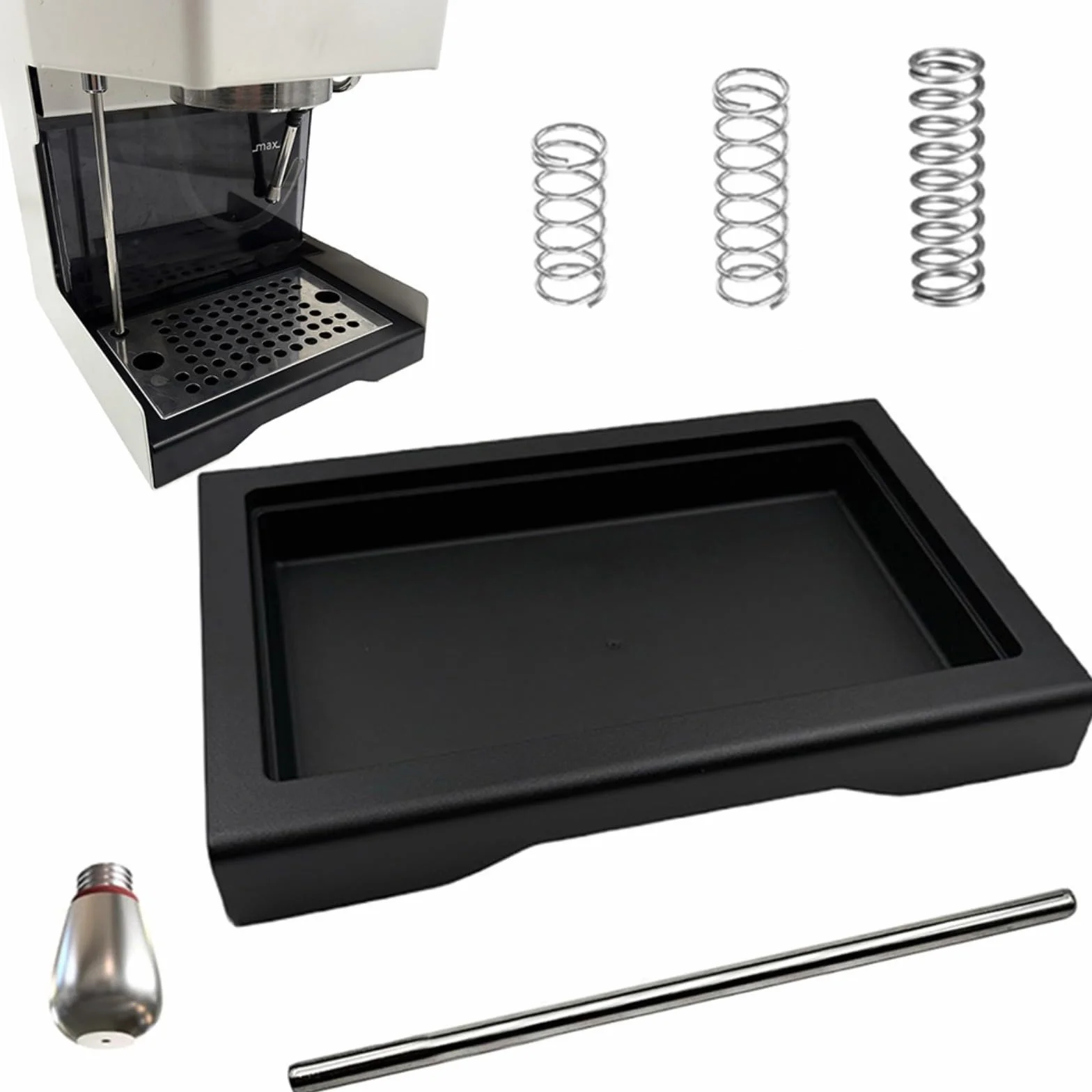 Niskoprofilowy zestaw ociekowej do Gaggia Classic Pro z 6 barami, 9 barami, 12 barami, sprężyną OPV, odporne na wysokie temperatury, tworzywo ABS, kompatybilne z Gaggia Classic RI9403 RI9480 RI9380/46