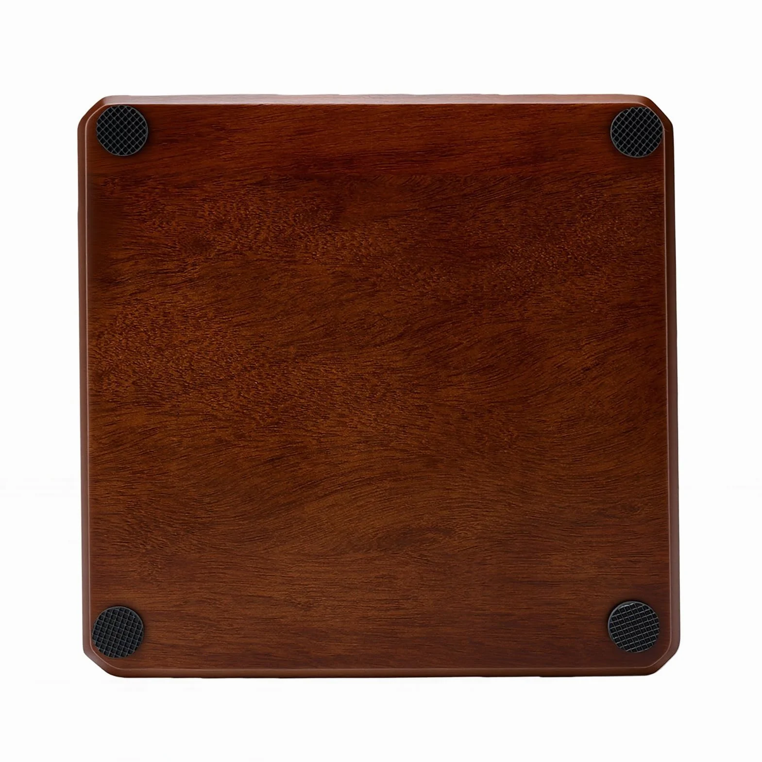 Yosoo Health Gear Orzechowa Stacja Sabotażowa 58 Mm Uchwyt Dystrybutora Ubijaka do Kawy z Podkładkami Silikonowymi Podstawa Antypoślizgowa 18 X 18 X 7,5 Cm do Zestawu Kolby Barista