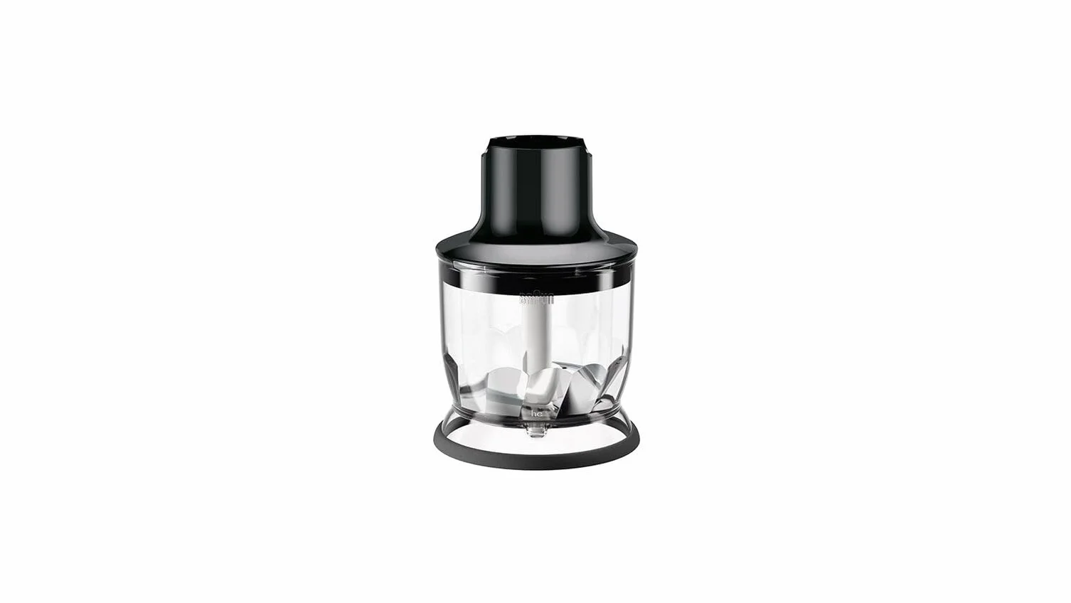 Braun MQS 200 BK nasadka do rozdrabniania z systemem EasyClick Plus – akcesoria do blendera ręcznego MultiQuick 7 i 9, nie zawiera BPA, pojemność 350 ml, czarna
