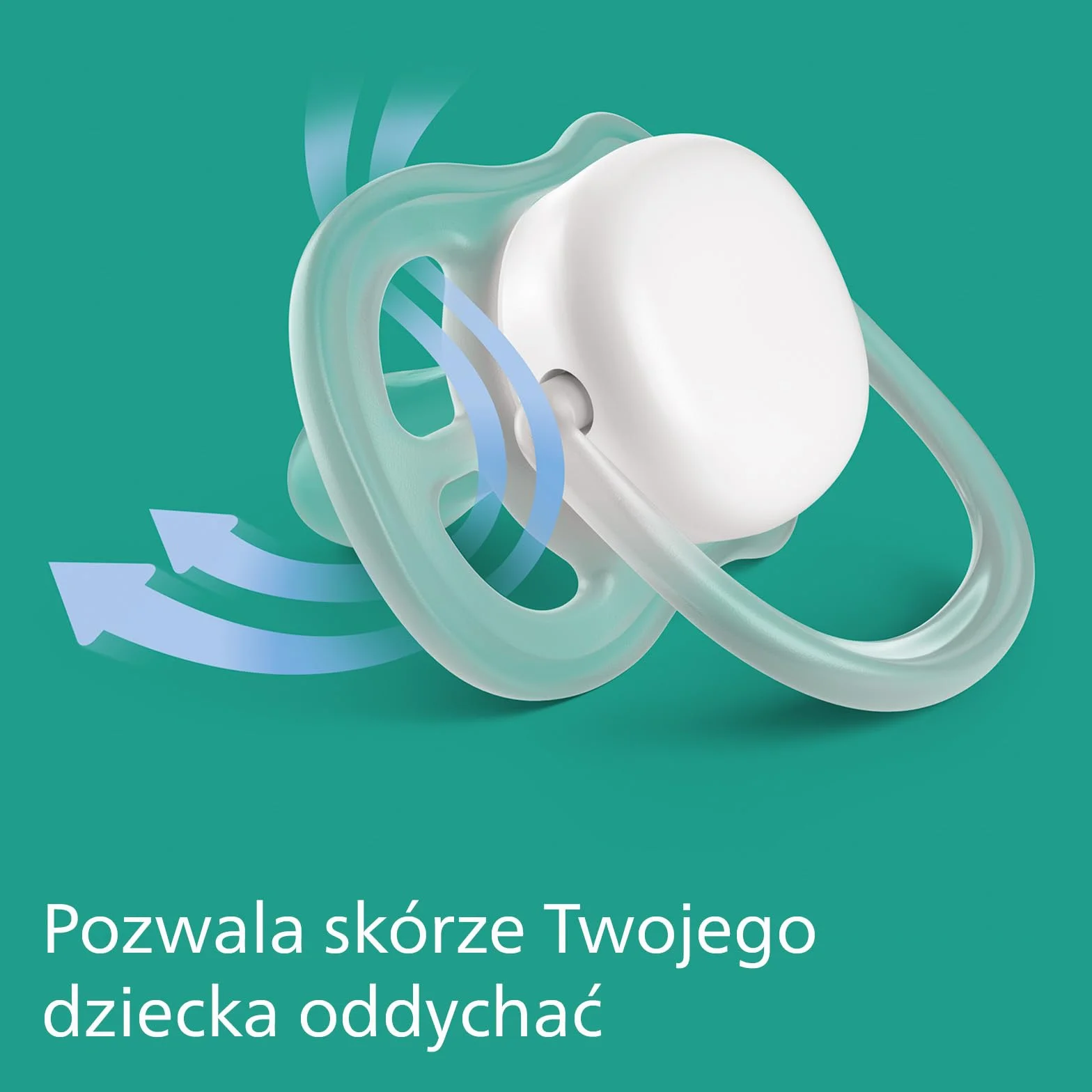 Philips Avent Smoczek Ultra Air - 2x lekkie, przepuszczające powietrze, świecące w ciemności smoczki dla dzieci w wieku 0– 6 miesięcy bez bisfenolu A, z etui ze sterylizatorem (model SCF376/18)
