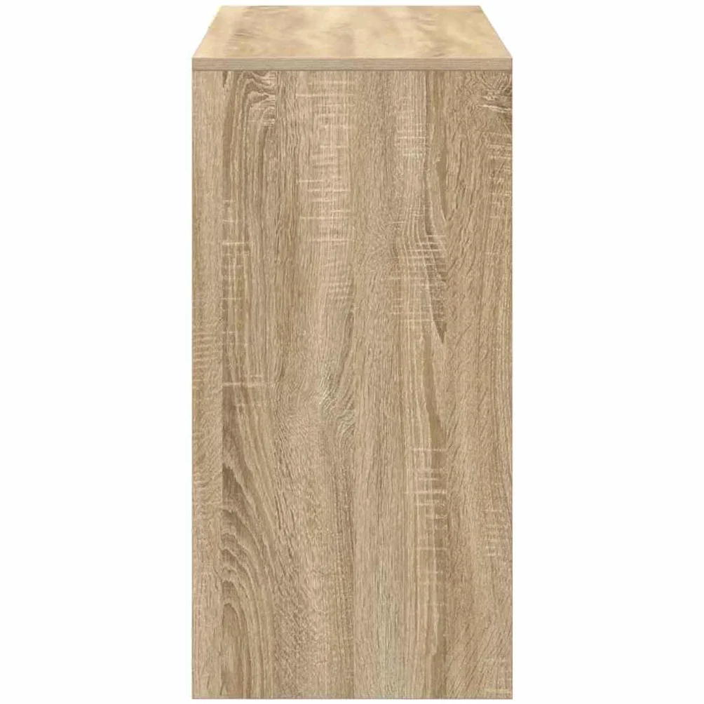 Biurko dąb Sonoma materiał drewnopochodny 90 x 37,5 x 75 cm z szufladą miejsce do przechowywania do domu, biura, gabinetu, ergonomiczne, zajmuje mało miejsca