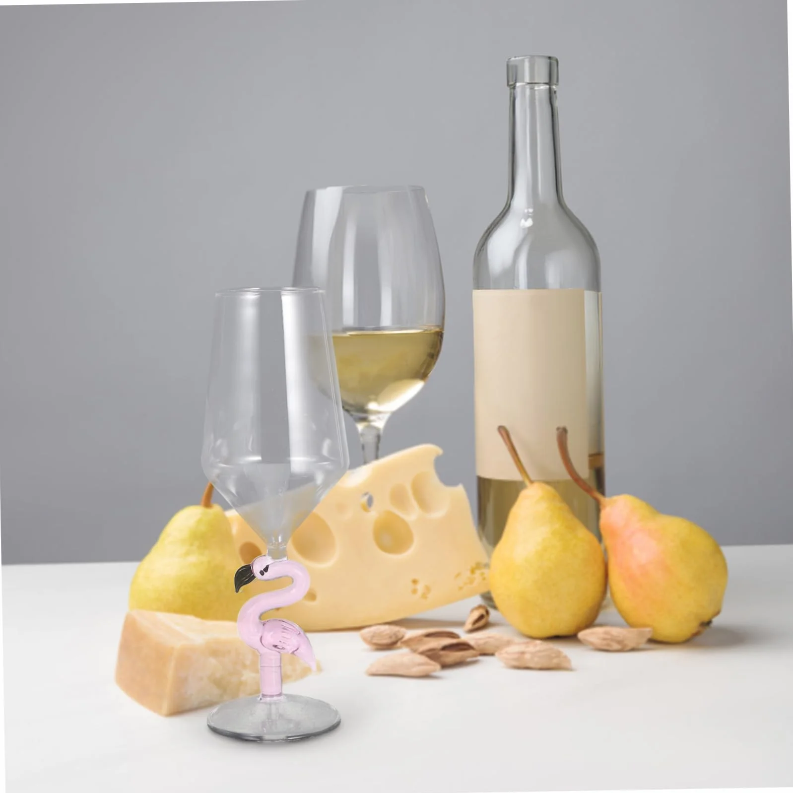 Alipis 500ml Pojedynczy Flamingowy Kieliszek Do Wina Elegancki Pojemnik Na Wino Na Imprezy