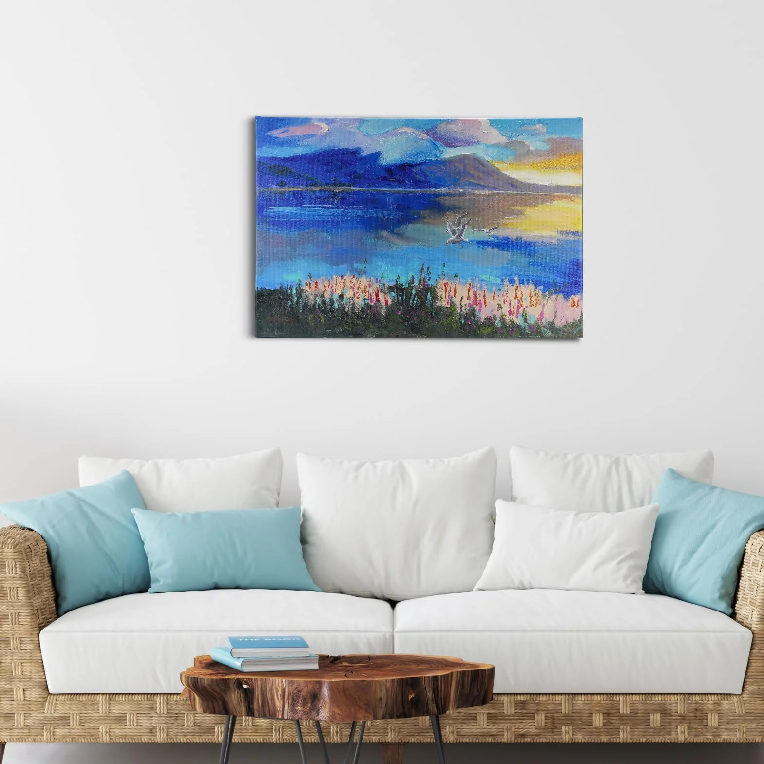 Obraz na płótnie 60x40 cm JBER SunsetClouds nowoczesny plakat dekoracja ścienna