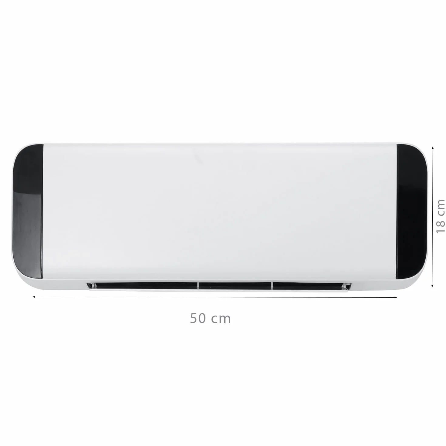Lehmann LHOHH-2013A kurtyna powietrzna z 2 poziomami mocy 1000/2000 W, grzejnik ścienny z Wi-Fi, pilotem zdalnego sterowania, wyświetlaczem LED, termowentylator z timerem i oscylacją