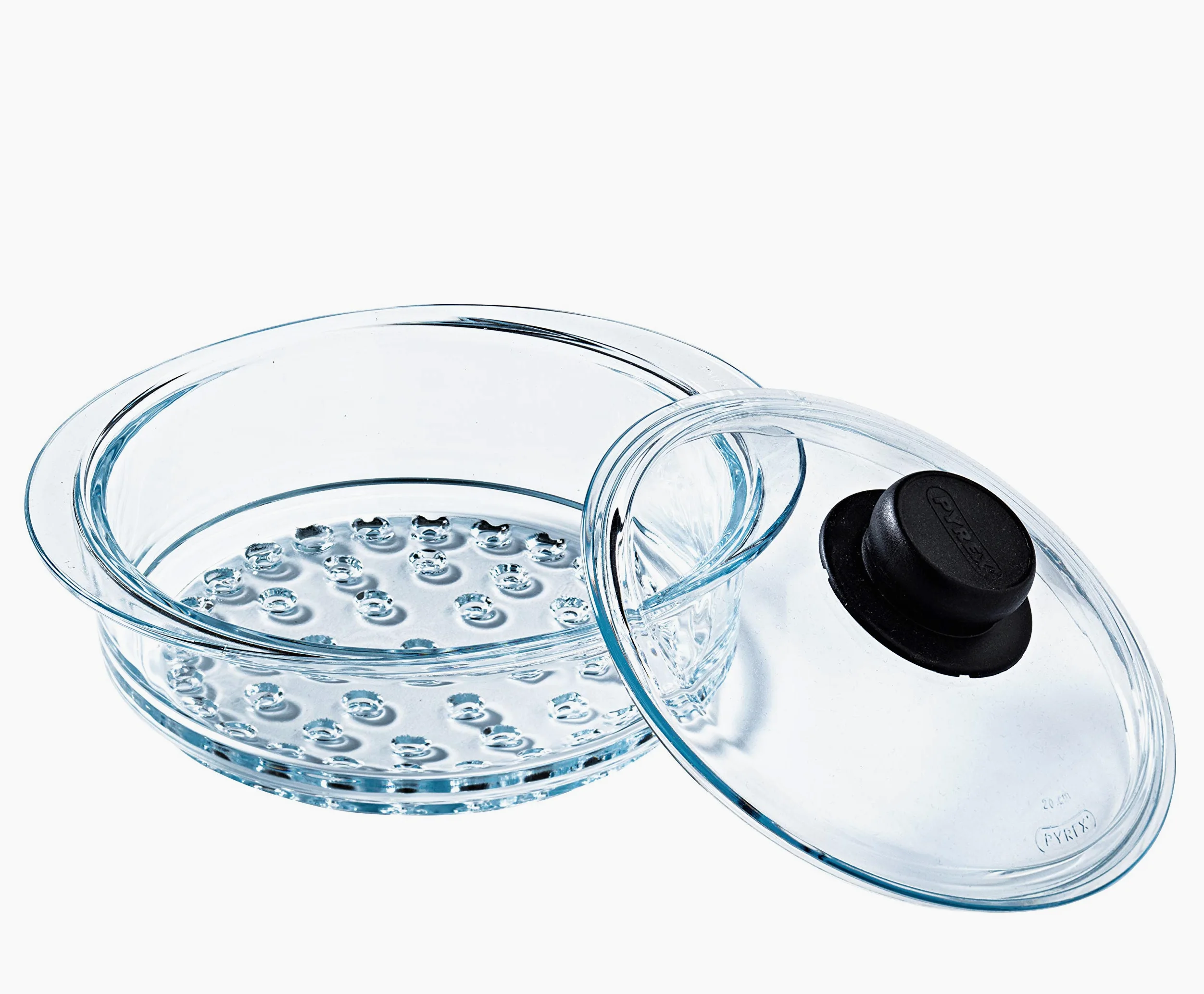 Pyrex® - Kosz na parze + pokrywka - gotuj na parze dla zdrowego i smacznego kuchnia! Wyprodukowano we Francji