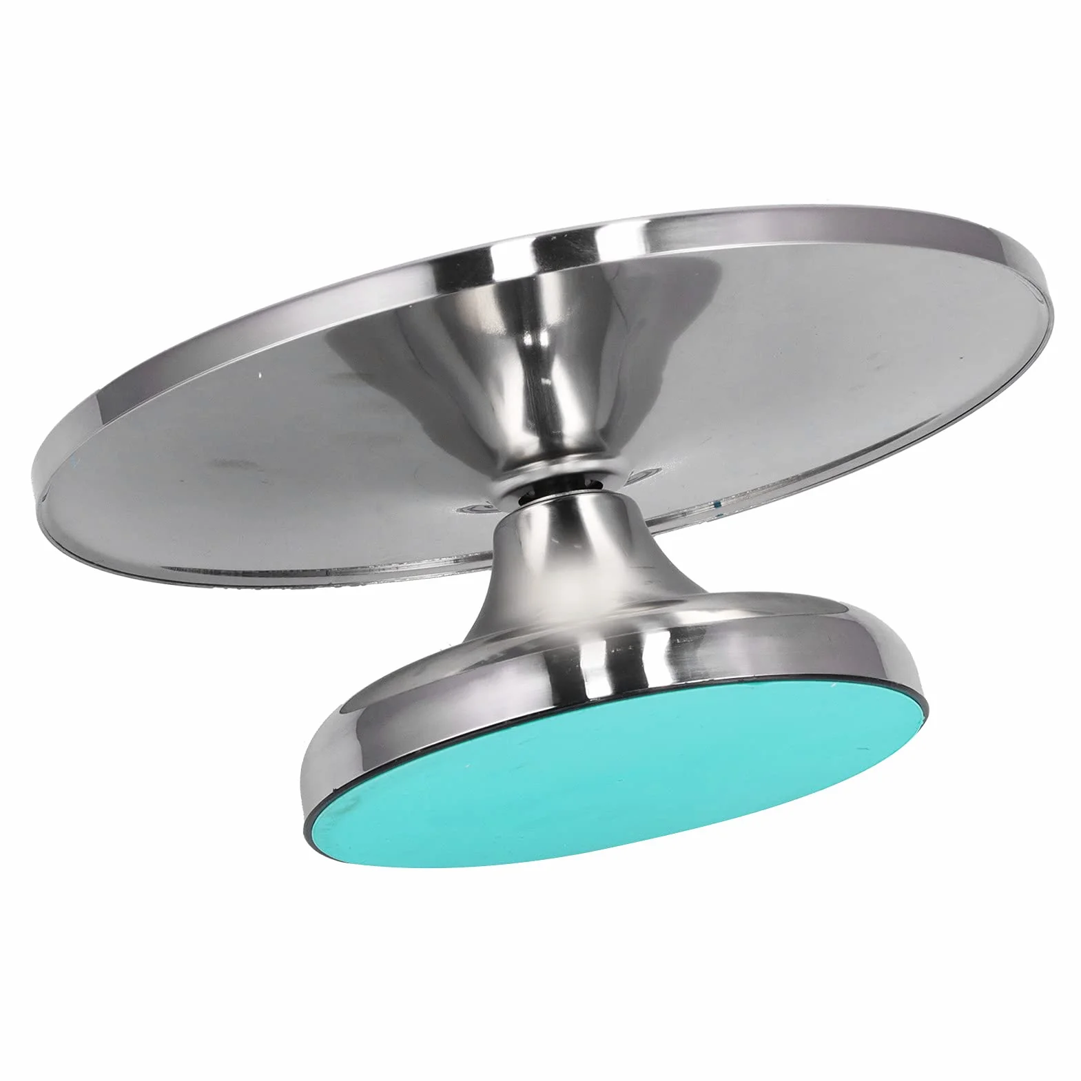 Cocoarm Gramofon do Ciasta Stojak na Ciasto ze Stopu Aluminium 30 Cm Obrotowy Stojak do Dekorowania Ciast z powierzchnią antypoślizgową i Gumowymi Nóżkami dla Domowych Piekarzy Przyjęcia Urodzinowe