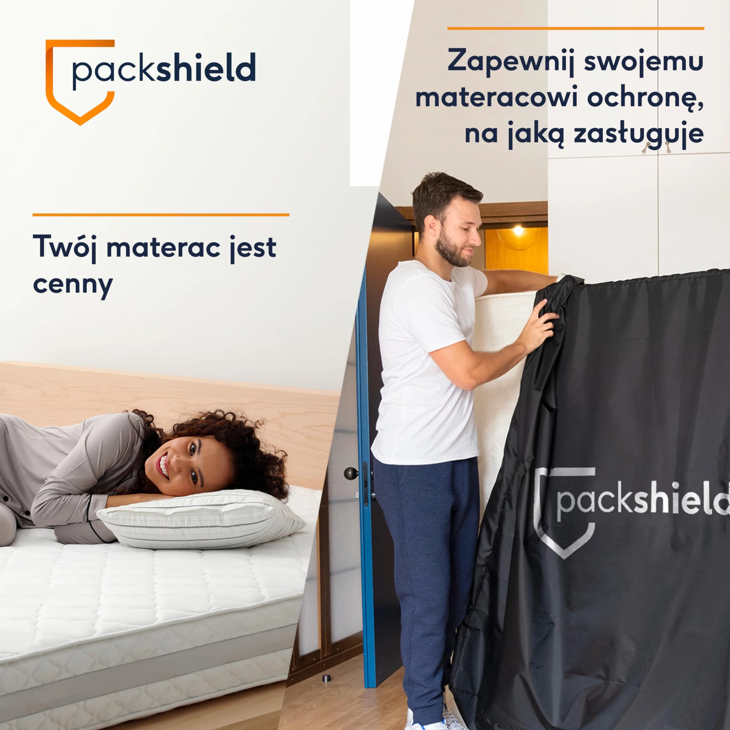 Pokrowiec ochronny na materac 90x200cm do przeprowadzki i przechowywania - pokrowiec na materac - 100% wodoodporny pokrowiec na materac Oxford z 4 uchwytami do łatwego przenoszenia - Dostępne 8
