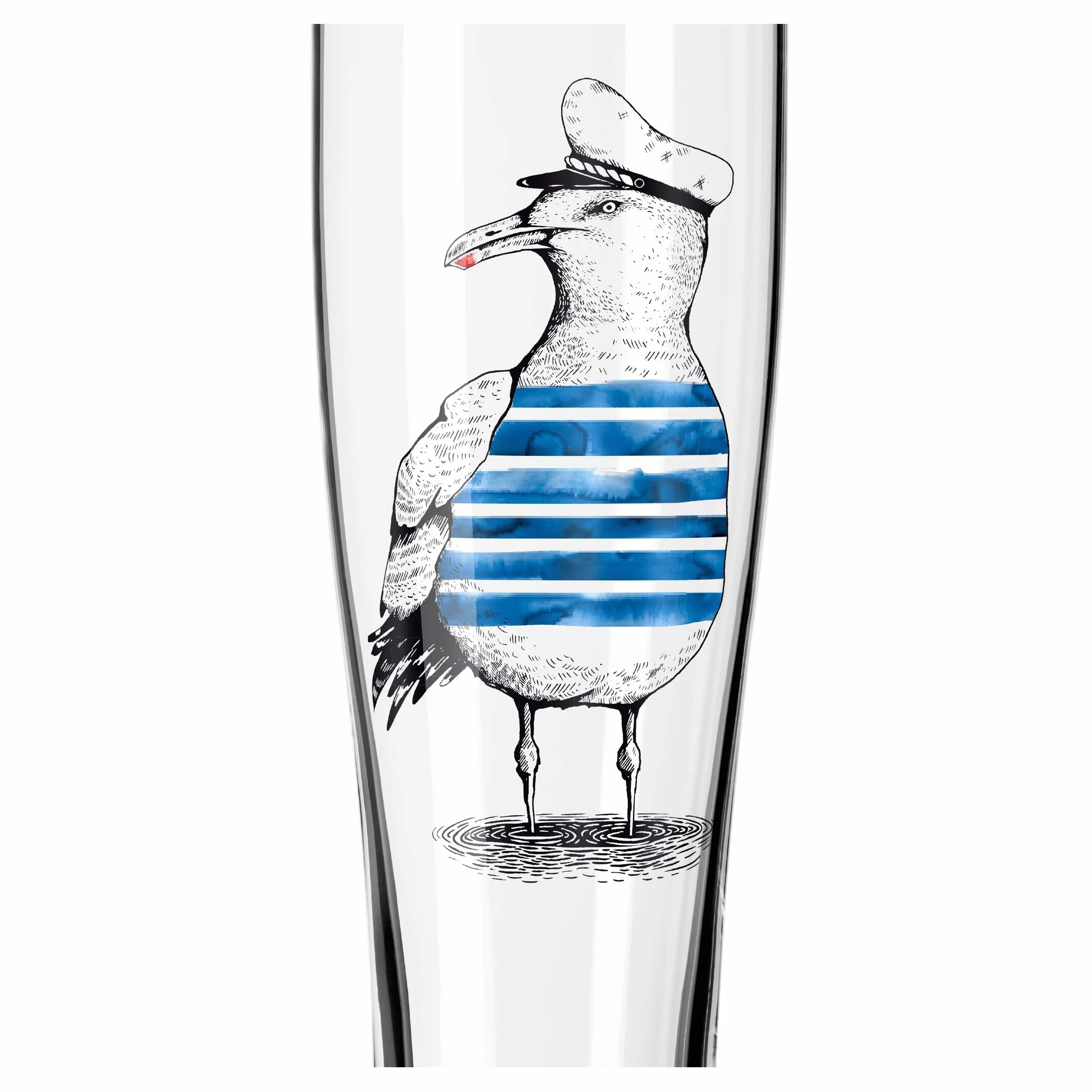 RITZENHOFF 3481007 Szklanki do piwa pszenicznego 500 ml - zestaw 2 szt. - seria czas przydatności zestaw nr 7, 2 sztuki z wielokolorowym nadrukiem cyfrowym