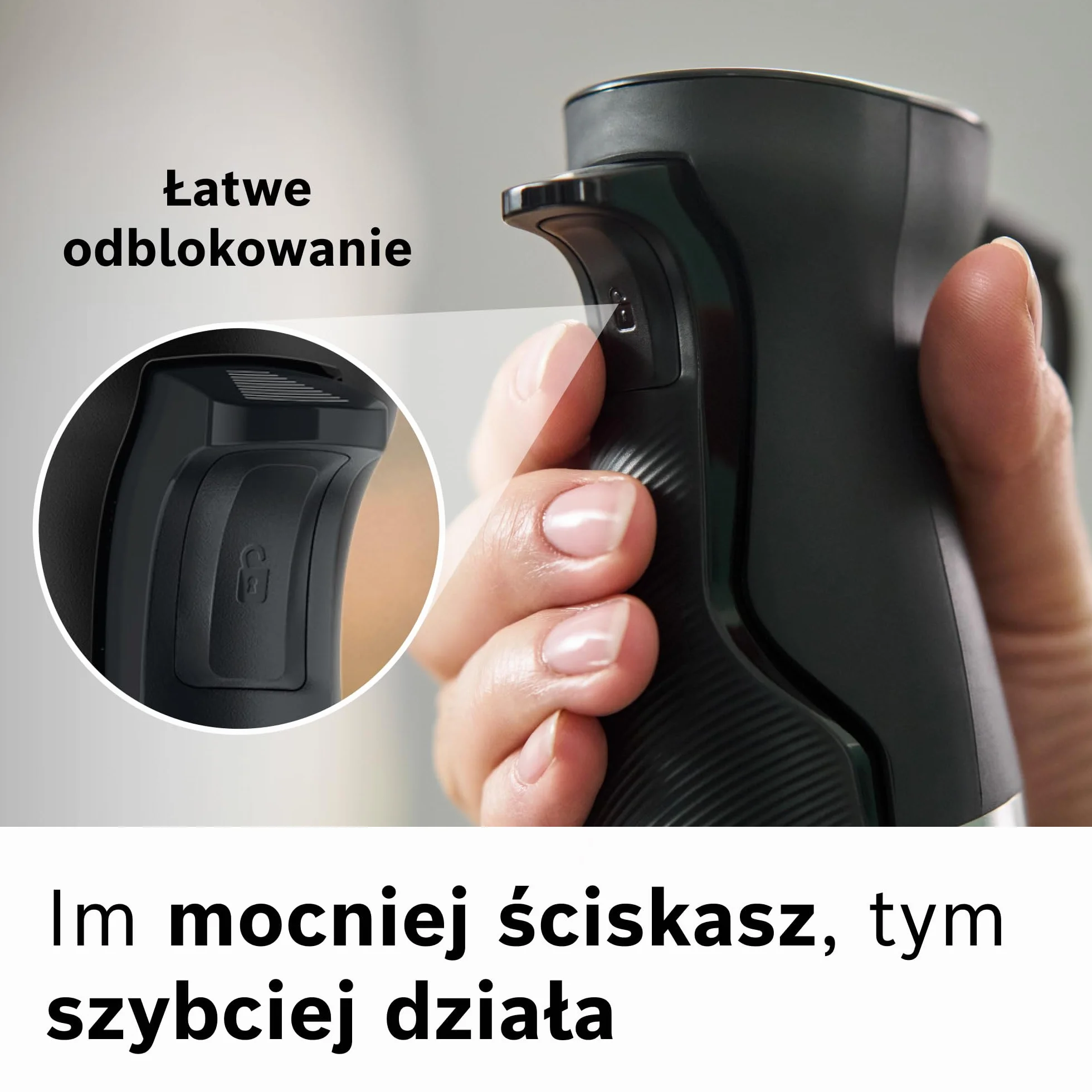 Bosch ErgoMaster Series 6 Blender Ręczny 1200 W QuattroBlade Pro MSM6M820