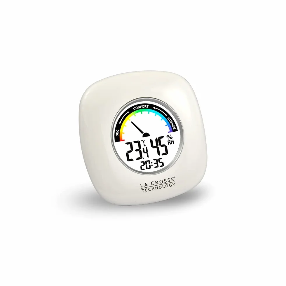 La Crosse Technology - WT139 Small Thermo/Hygro ze wskaźnikiem komfortu - Biały