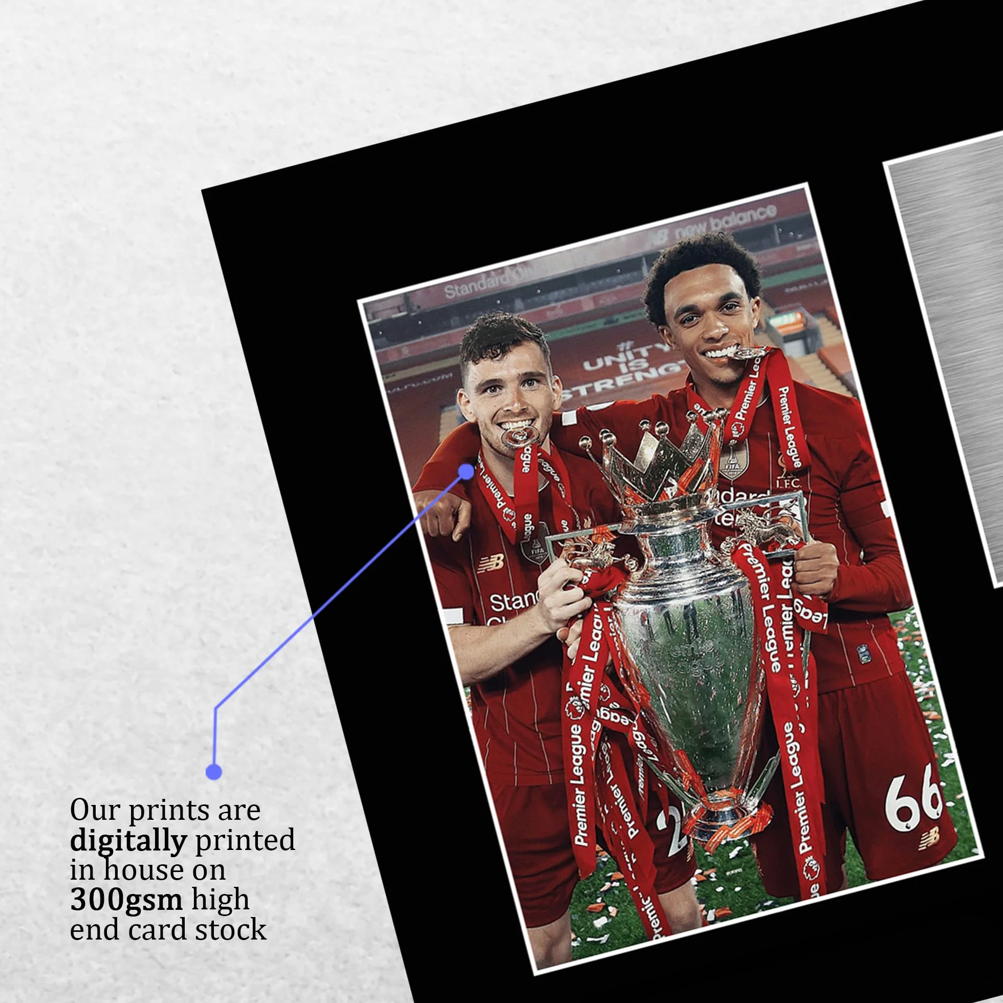 HWC Trading A4 Trent Alexander-Arnold Andy Robertson Liverpool Prezenty Drukowane Podpisane Zdjęcie Z Autografem Dla Fanów Piłki Nożnej I Kibiców