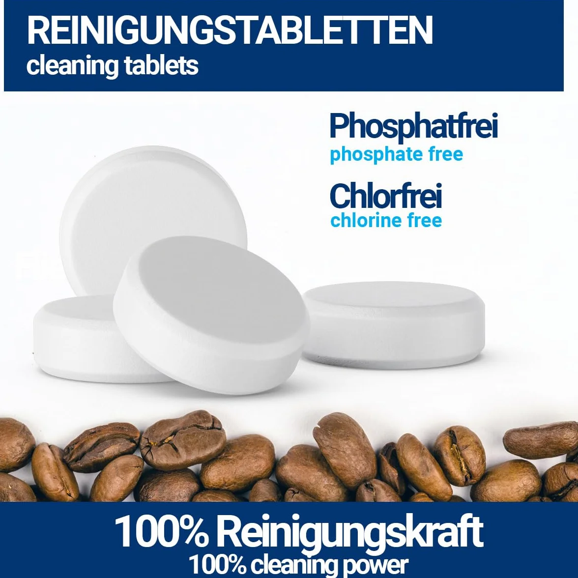Tabletki czyszczące do ekspresów do kawy BMUT 20 sztuk do Jura, Siemens, Delonghi, Krups