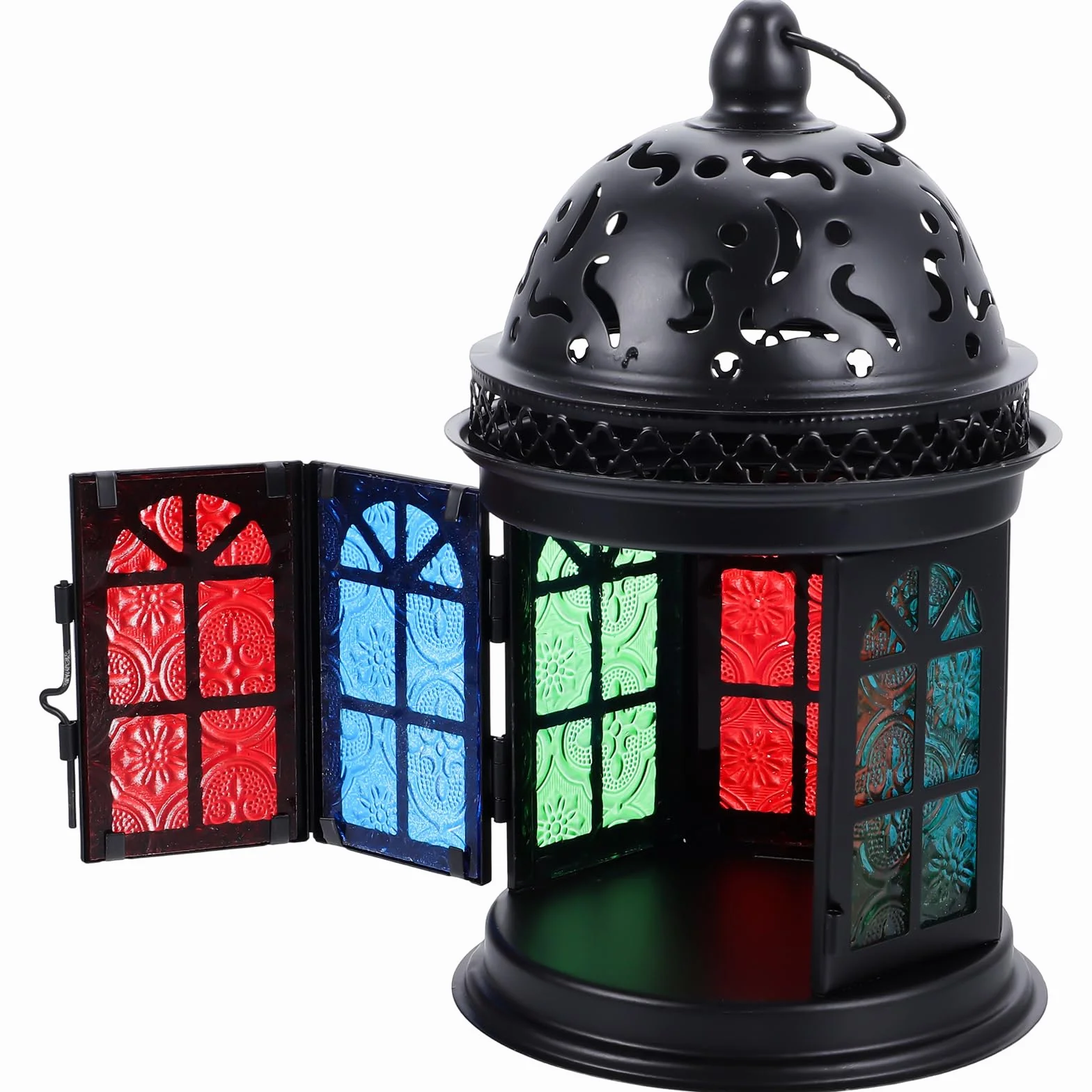 PRETYZOOM Retro lampa wiatrowa w stylu europejskim świecznik na parapecie latarnia dekoracyjna latarnia do wnętrz vintage świecznik metalowy żelazny tealight ślub