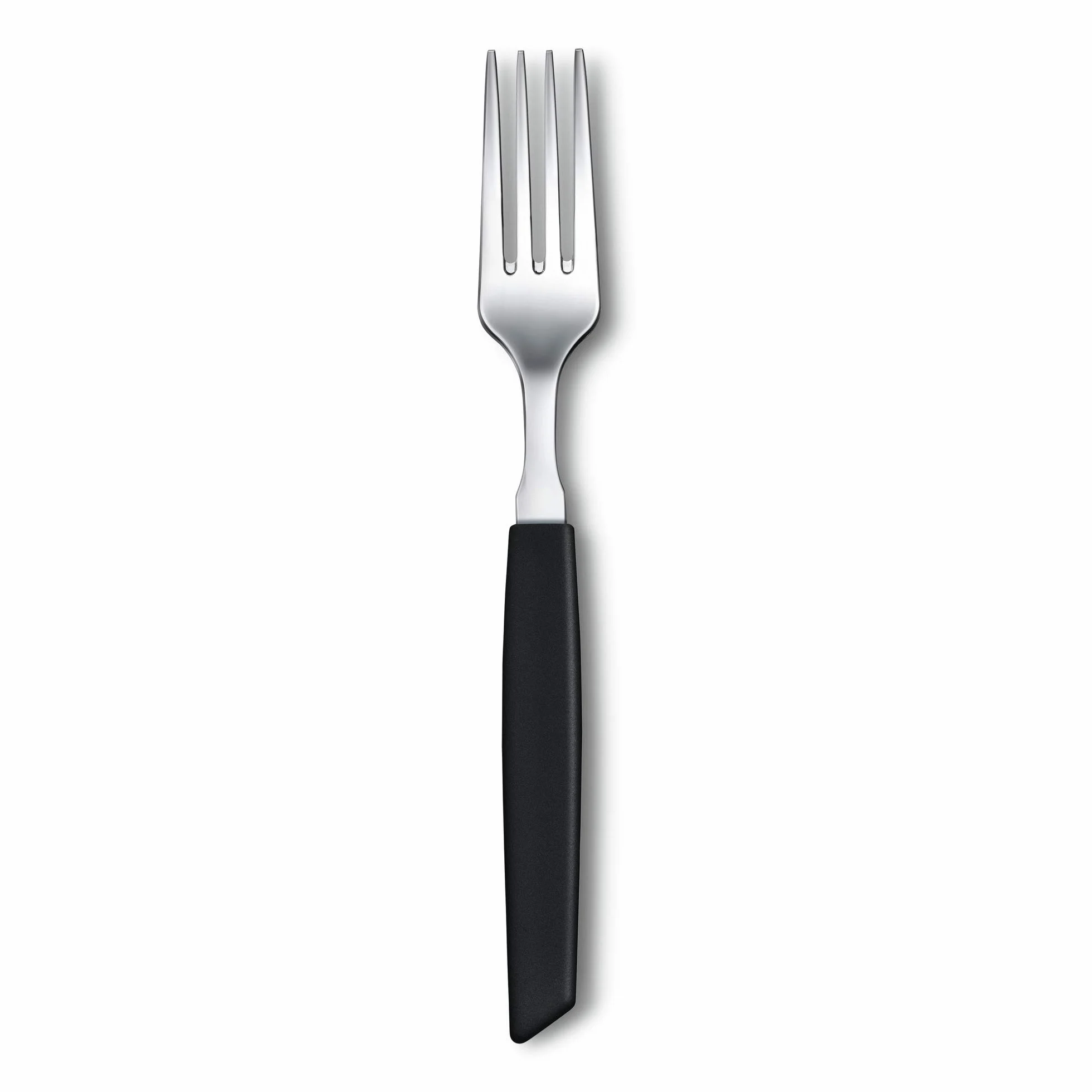 Victorinox Swiss Modern zestaw sztućców, 12-częściowy, nóż do pomidorów i stołowy, widelec stołowy, czarny, stal nierdzewna