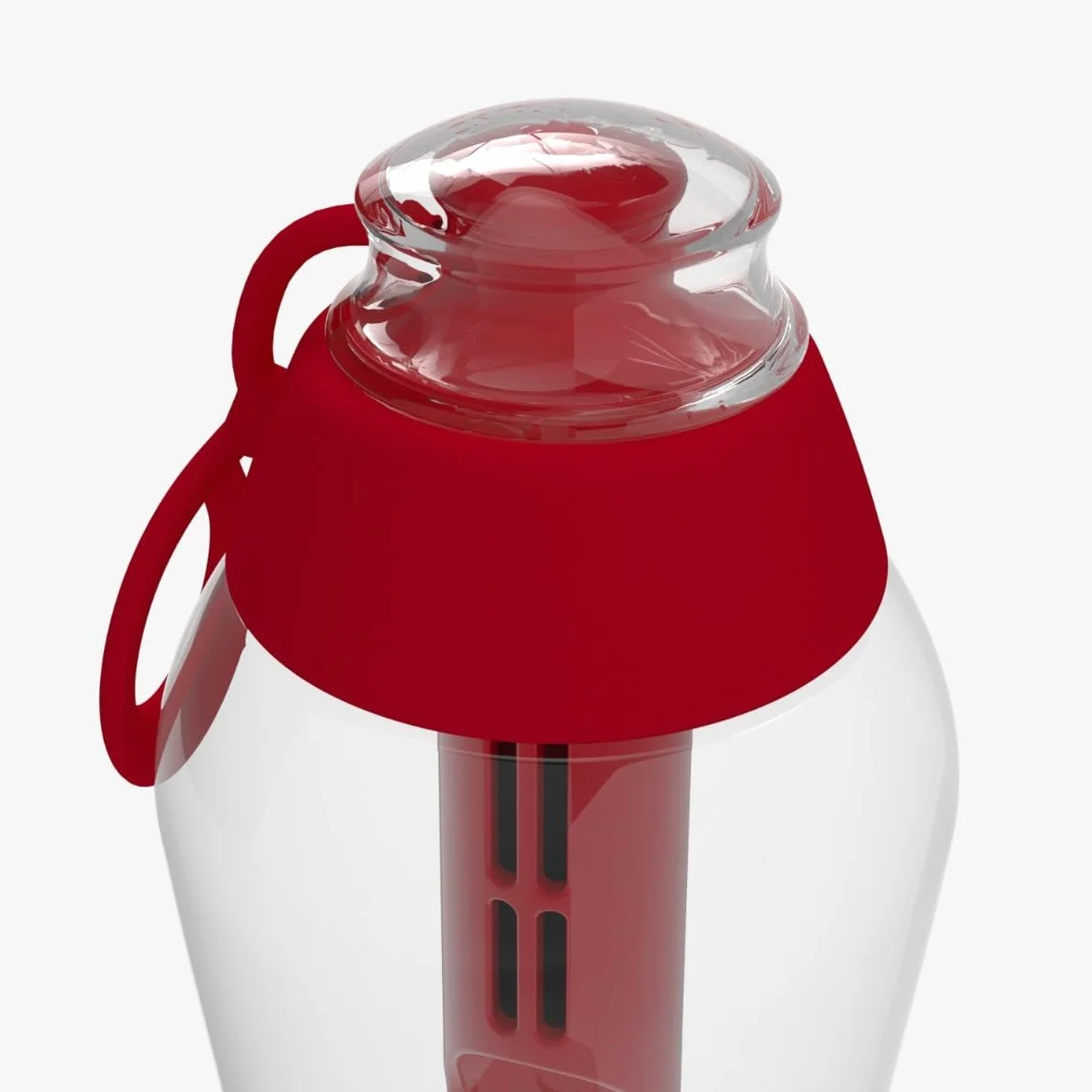 DAFI SOFT butelka filtrująca 500 ml Makowa FC Barcelona z 2 filtrami węglowymi - limitowana edycja z herbem klubu i naklejkami piłkarzy - idealna do szkoły, pracy, na siłownię i trening
