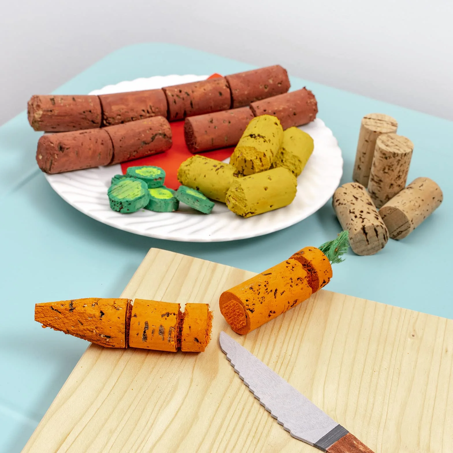 Weinkorken, wino, naturalne korki do rękodzieła i dekoracji, 100 sztuk, średnica 2,5 cm, długość 4,5 cm, Ø 2,5 cm, długość 4,5 cm