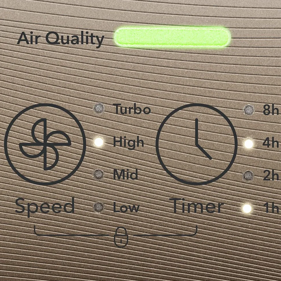 TROTEC Oczyszczacz powietrza AirgoClean 110 E HEPA 25 m² 63 m³ 4 stopnie wentylatora 99,97% cząstek