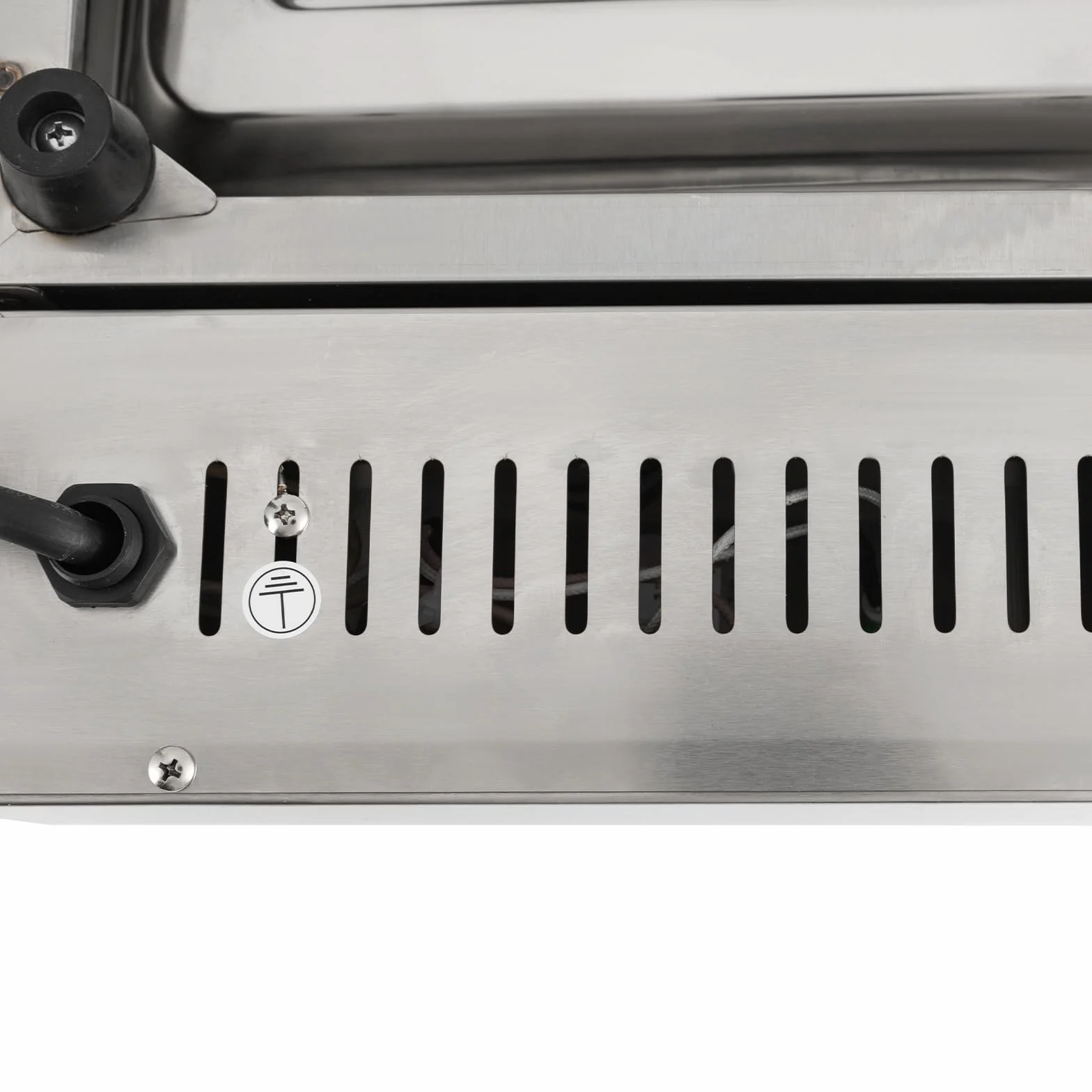 Elektryczny grill stołowy, 2,6 kW, z tacką ociekową oleju, 50-300°C, rozmiar rusztu 25,5 x 42,5 cm, niezależny ruszt do grillowania, zdejmowany