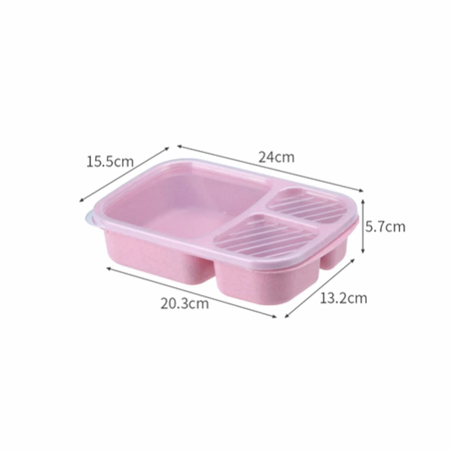Pojemnik do przechowywania żywności w kuchence mikrofalowej, trwały pojemnik na lunch dla dorosłych, idealny do przygotowywania posiłków, łatwy do czyszczenia, idealny do pracy lub szkoły, materiał
