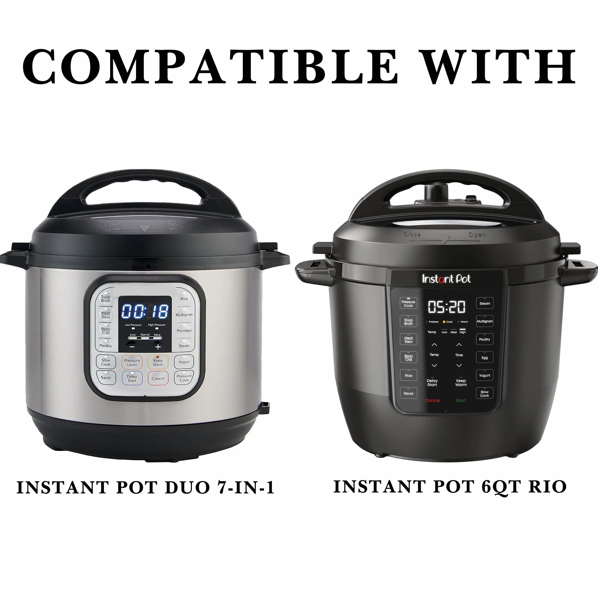 Linkidea Wkład wewnętrzny ze stali nierdzewnej 304 do szybkowaru/ryżowaru, kompatybilny z Instant Pot Duo 7-in-1, odporny na zmywarkę, bez powłoki, miska zamienna