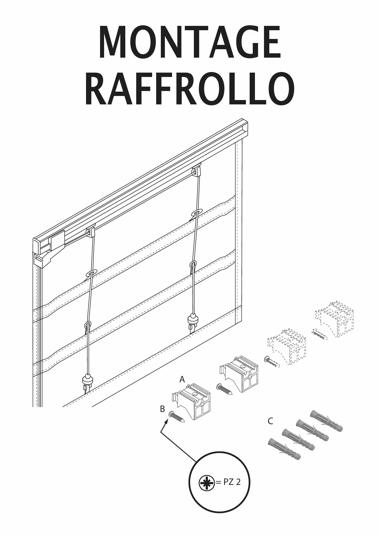 BASIC roleta RAFFROWA BIAŁA 140x175 cm - WYBÓR - 11 WYMIARY I 7 kolorów w sklepie - RAFFGARDINE składane