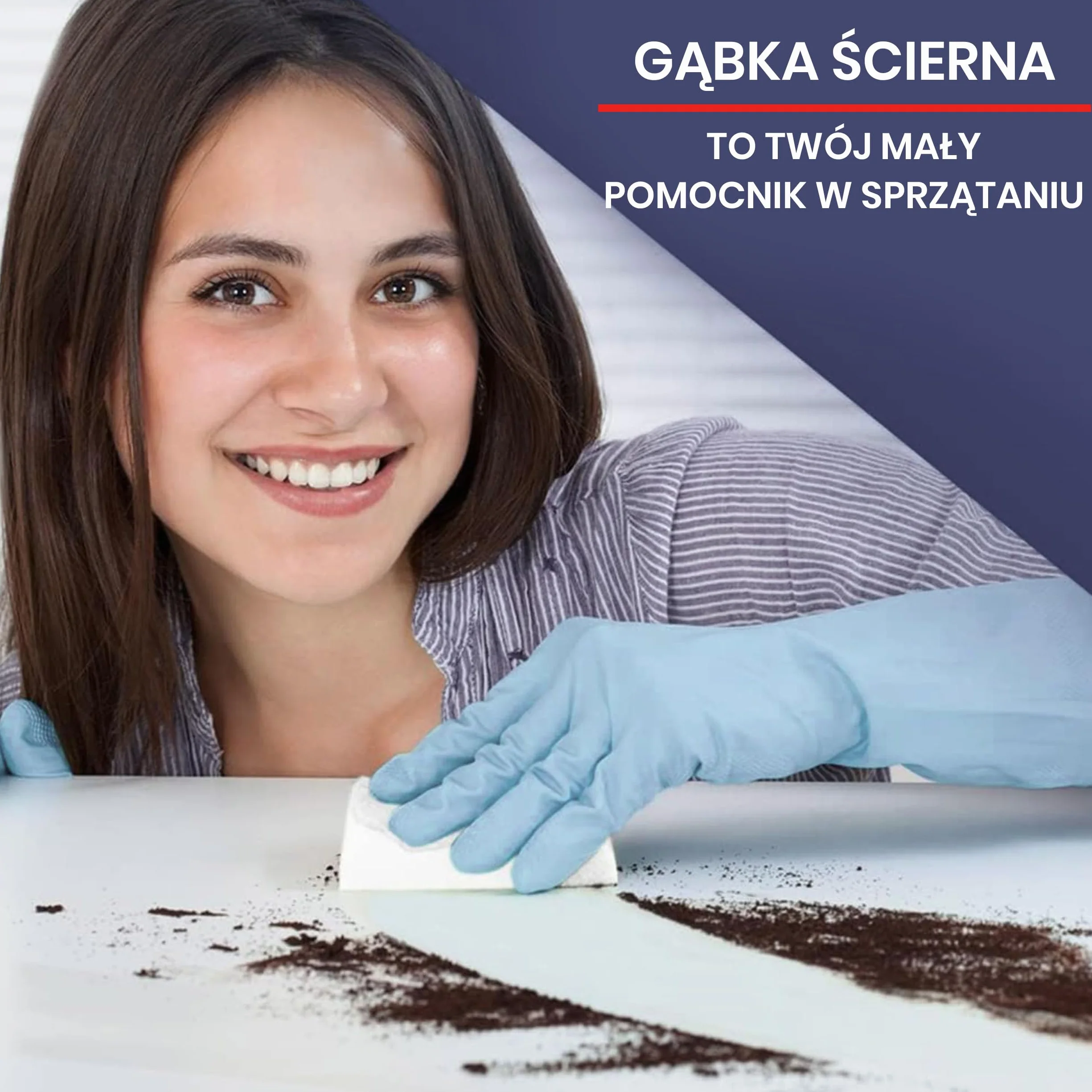 Abbey Białe Magiczne Gąbki - 10 Sztuk | Gąbki Czyszczące Z Melaminy Do Usuwania Plam I Zabrudzeń | Gąbka Bez Chemikaliów Do Kuchni, Łazienki, Ścian, Podłóg, Naczyń I Zadrapań