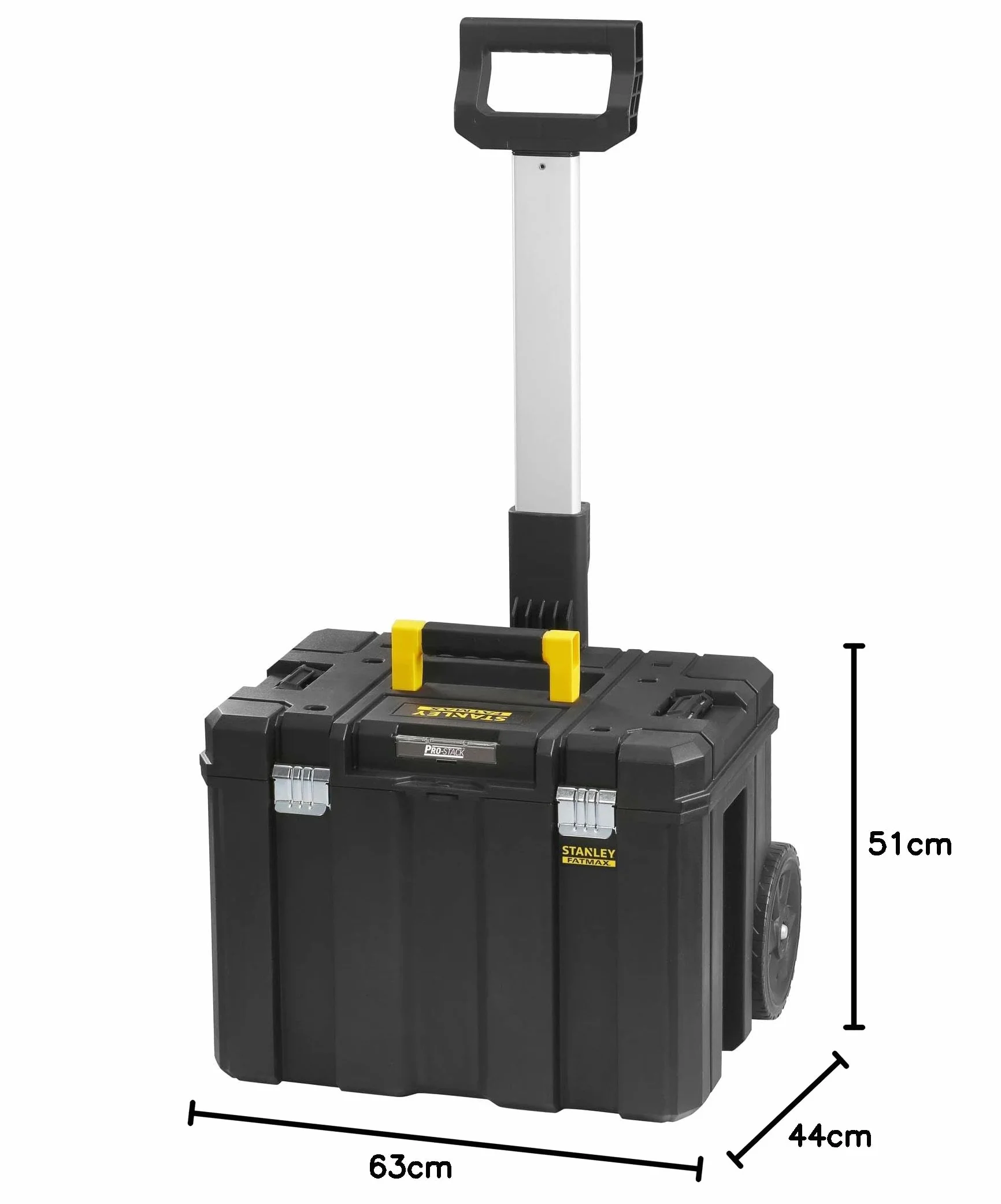 STANLEY Skuteczny Skrzynka almacenamiento móvil FatMax pro-stack dla profesjonalistów i majsterkowiczów do codziennego użytku ergonomiczna konstrukcja