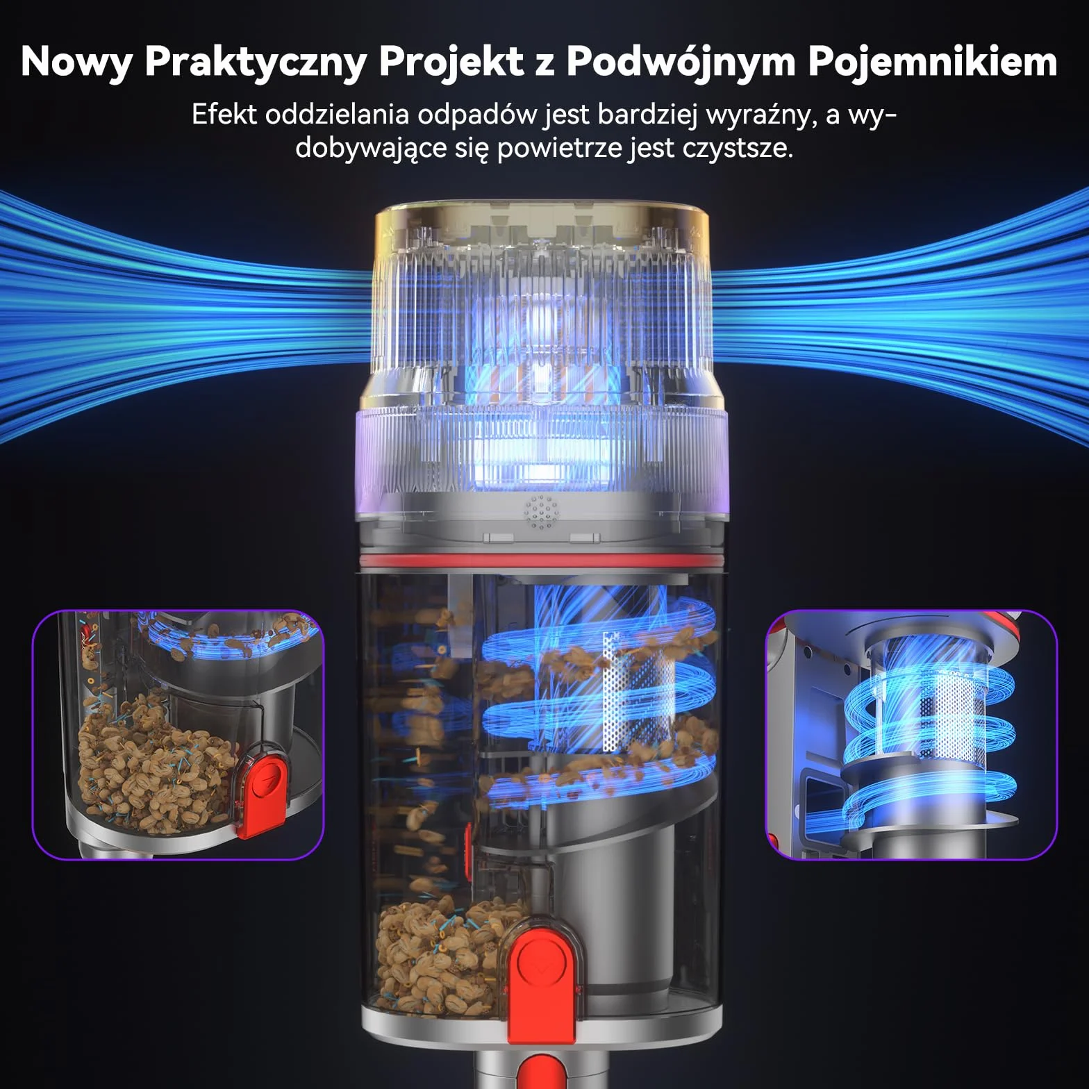 Vistefly V15 Ultra Odkurzacz Akumulatorowy 600W 58KPa Bezprzewodowy 8 w 1