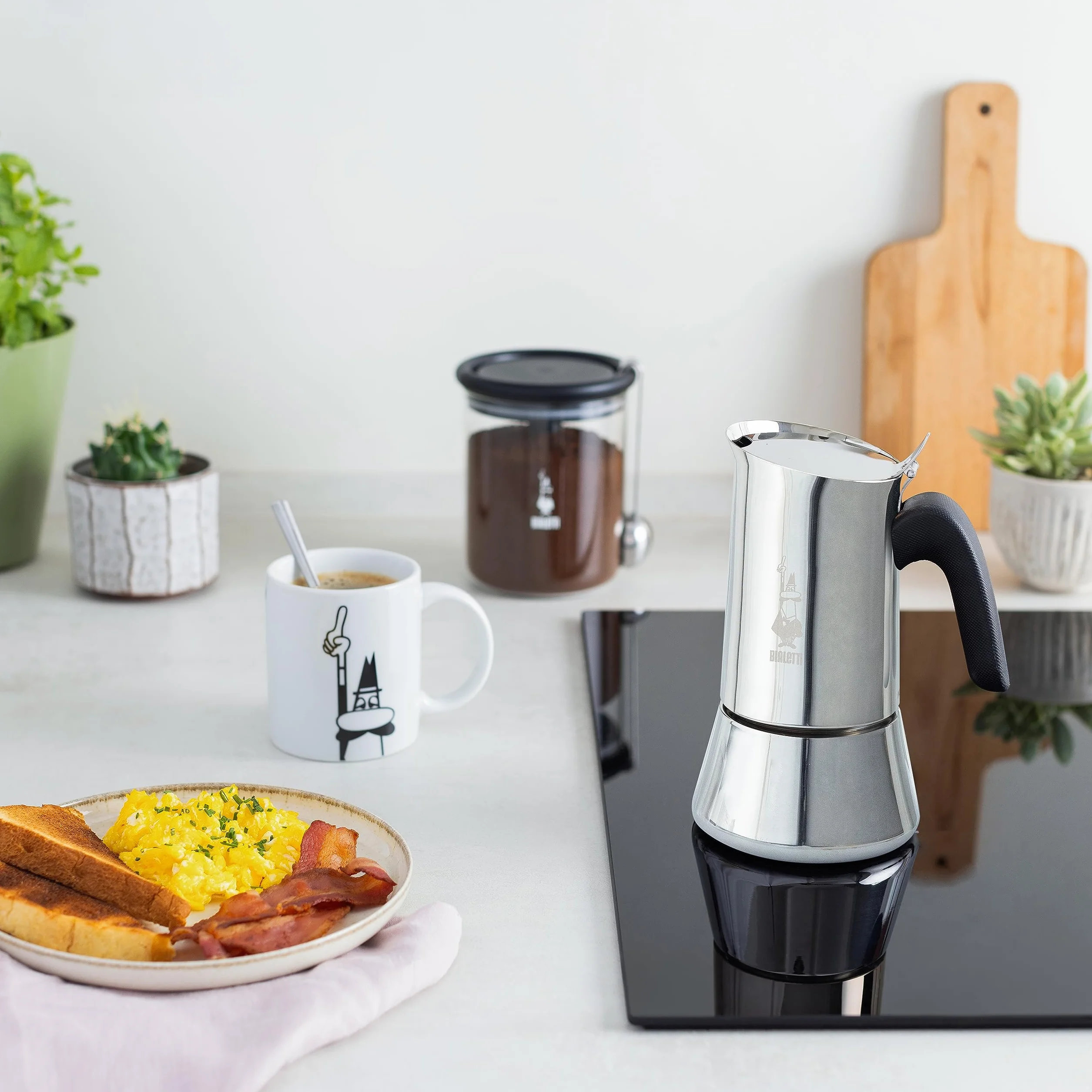 Bialetti New Venus Kawiarka, Srebrny, 230.0W 220.0V