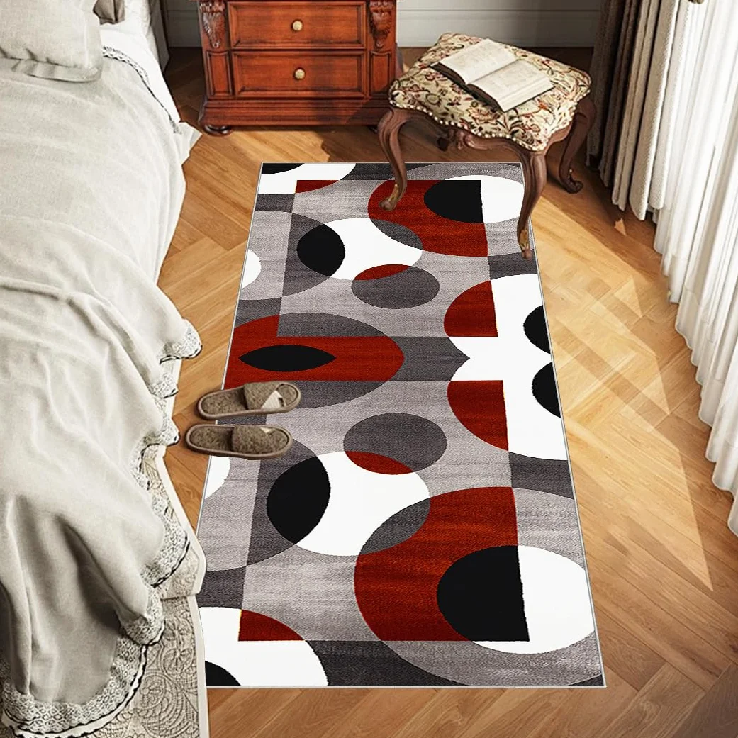 Dywan kuchenny, nadający się do prania, chodnik do przedpokoju, antypoślizgowy chodnik na korytarz, 65 x 350 cm, niskie runo, wycieraczka podłogowa, chłonny chodnik do przedpokoju, sypialni, łazienki