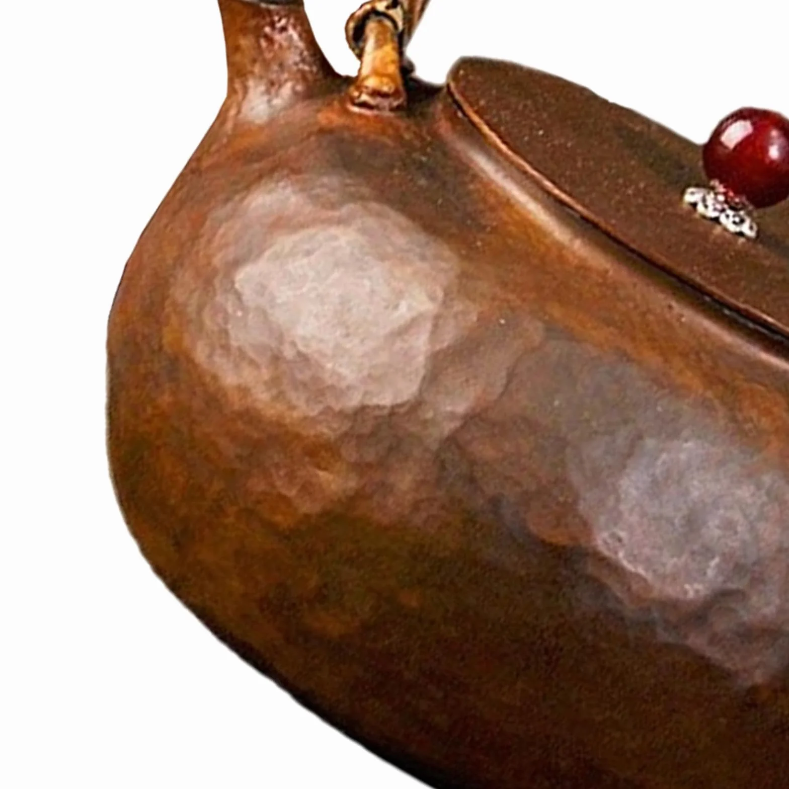 Dzbanek do herbaty, do kuchenki, dzbanek na wodę, dzbanek na wodę z uchwytem, miedziany czajnik do herbaty, 1,2 l, do użytku domowego, do wrzenia wody, na imprezę w restauracji