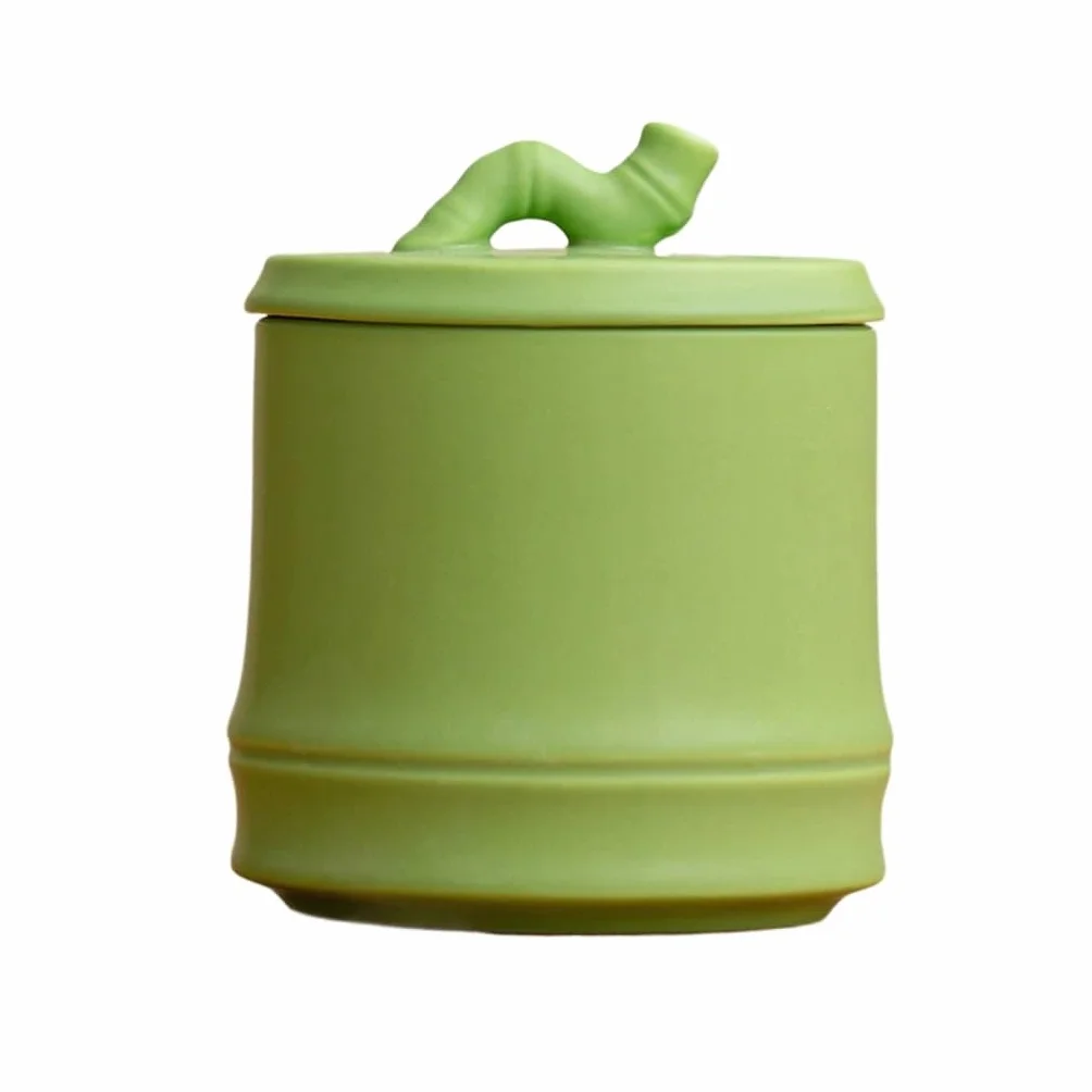 HLTYGWX Zestaw do herbaty Ceramiczne puszki na herbatę, Puszki do przechowywania herbaty, Przenośne ceramiczne zamknięte puszki, Dekoracje domu Słoik do przechowywania herbaty (A)