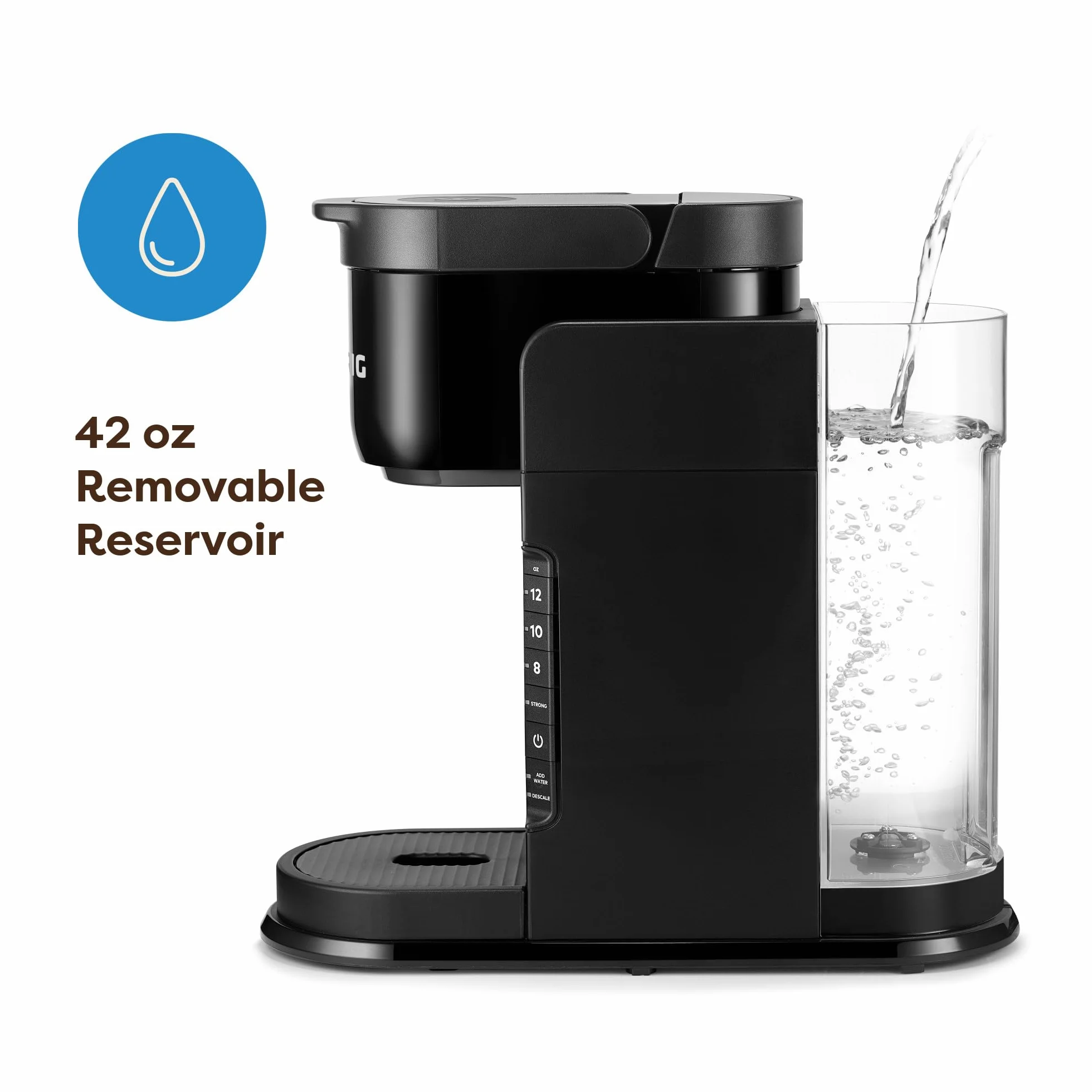 Keurig K-Express zaparzacz do kawy, zaparzacz do kawy na kapsułki K-Cup, czarny