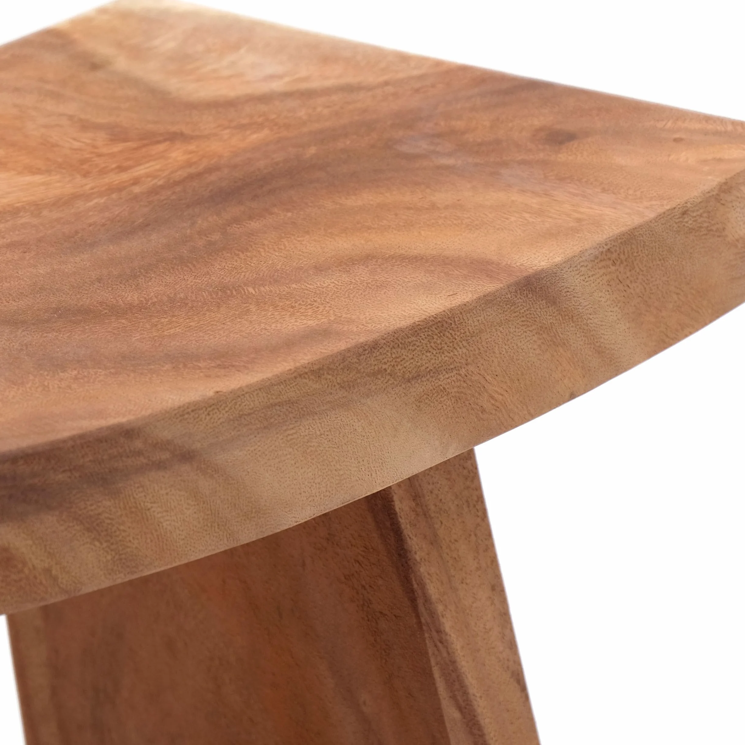 Design STOŁEK SIEDZENIOWY FINCA | Suarholz, Akacja, 50 cm | Drewniany taboret, stolik pomocniczy, stołek na rośliny