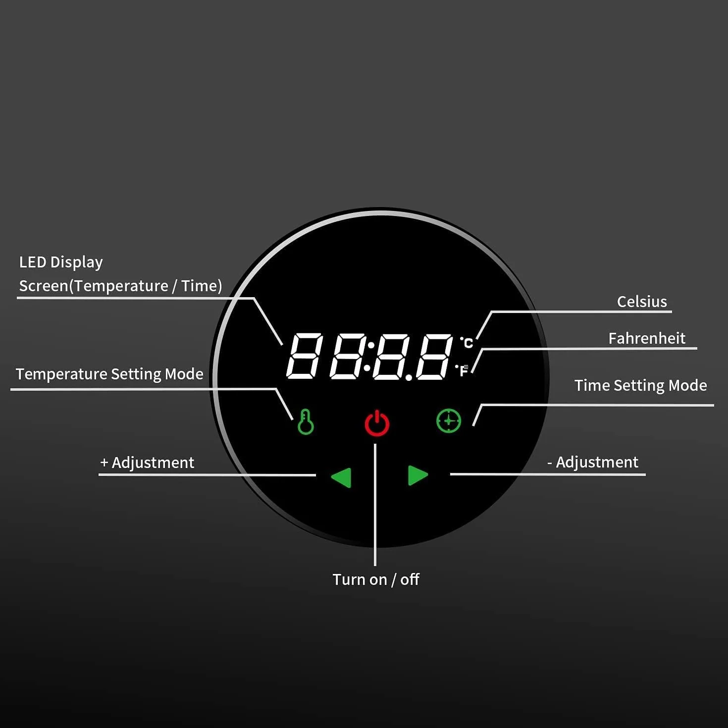 Sous vide Sous-vide Garer, precyzyjny garnek do gotowania, cyrkulator zanurzenia, wydajna, cicha cyrkulacja wody, niski poziom oleju i niskotłuszczowy, zdrowe odżywianie, czarny (wielokrotnego użytku)