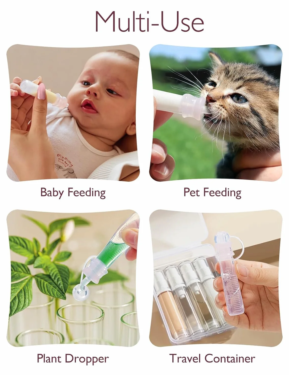 Momcozy Zbieracz Kolostrumu Wielokrotnego Użytku, Przenośna Pojemnik na Kolostrum Może Służyć do Karmienia Dziecka, Wielokrotnego Użytku Zbieracz Wolny od BPA, 5ml-2szt