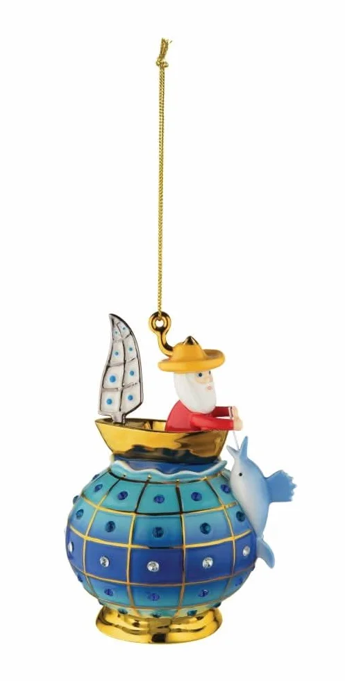 Alessi MJ16 12 ozdoba do domu, porcelana, wielokolorowa, jeden rozmiar