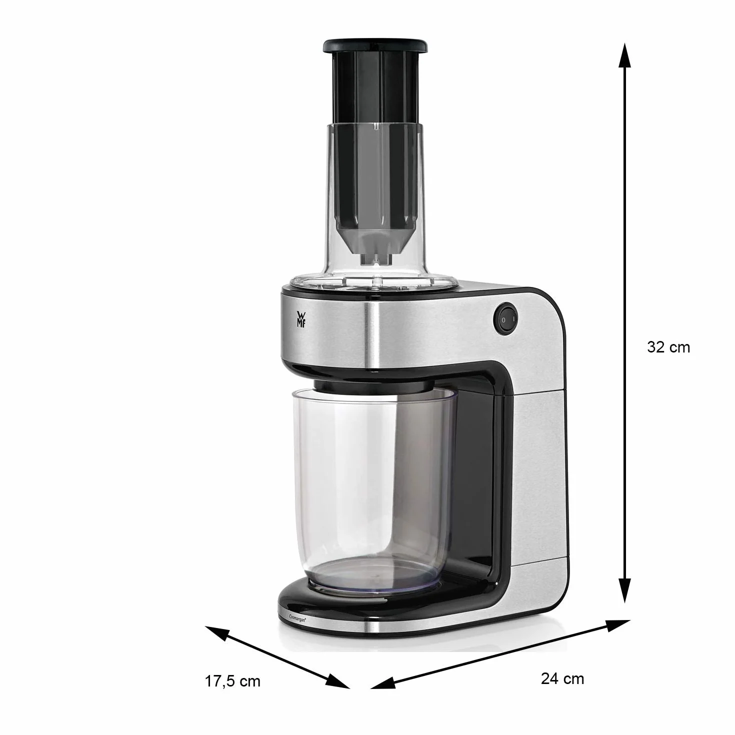 Wmf 416480011 KULT X Krajalnica Spiralna do Warzyw, Inne, 80 W, Srebrny/Czarny