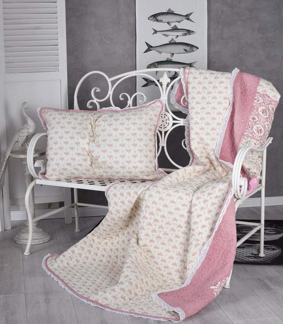 Palazzo koc patchworkowy Shabby Quilt 150x200 cm narzuta pikowana