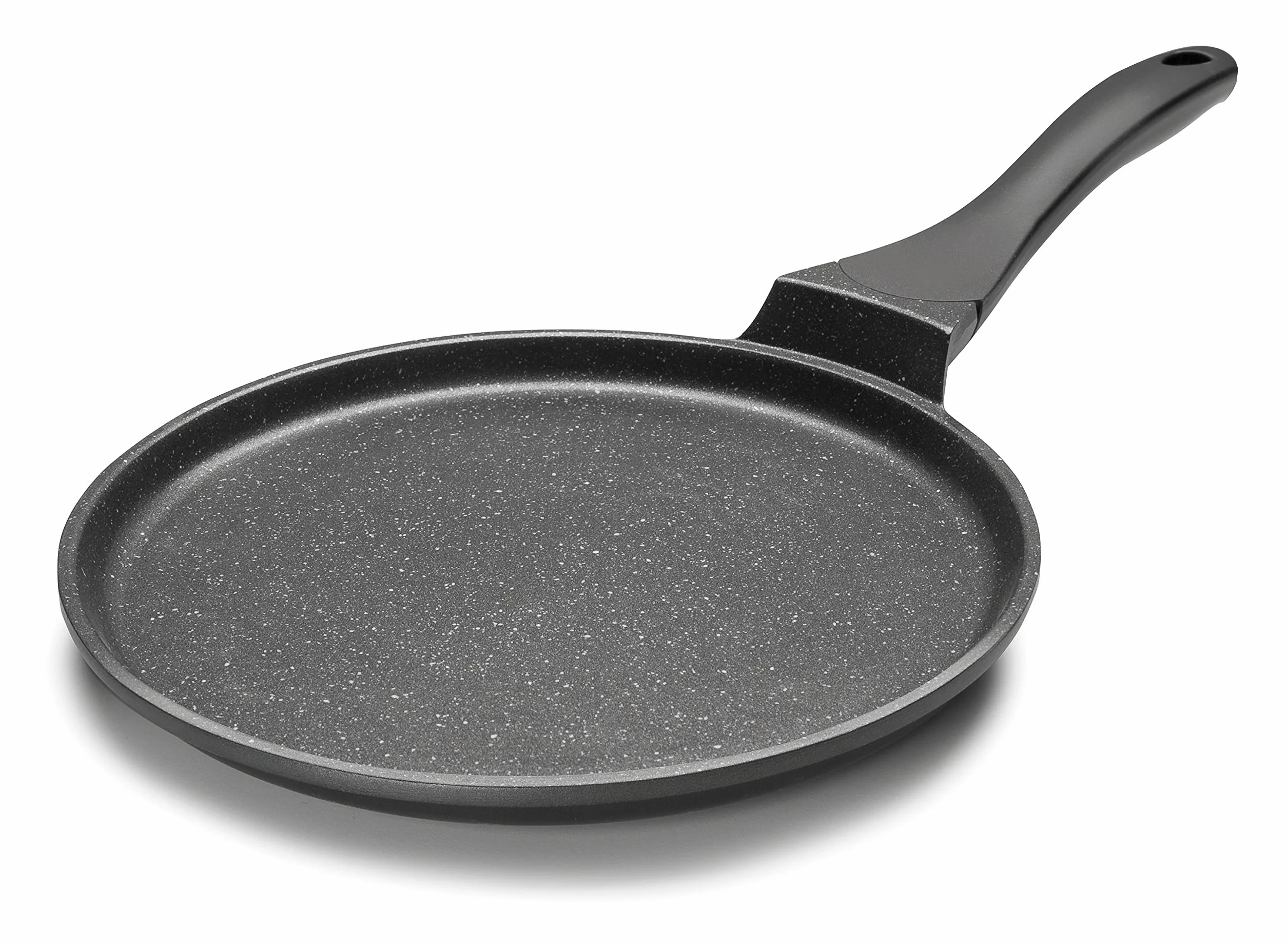 Lacor 24137 Eco-Piedra maszynka do naleśników, odlew aluminiowy, 24 cm, czarny
