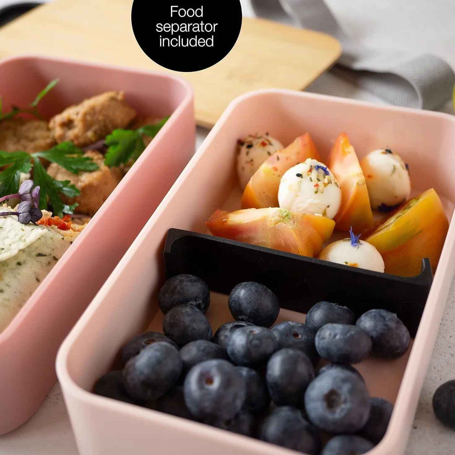 Moritz & Moritz Bento Lunch Box Różowe - Japońskie pudełko na lunch dla dorosłych i dzieci - Pudełko na lunch z przegródkami - idealne pudełko na lunch do pracy, szkoły i na dojazdy
