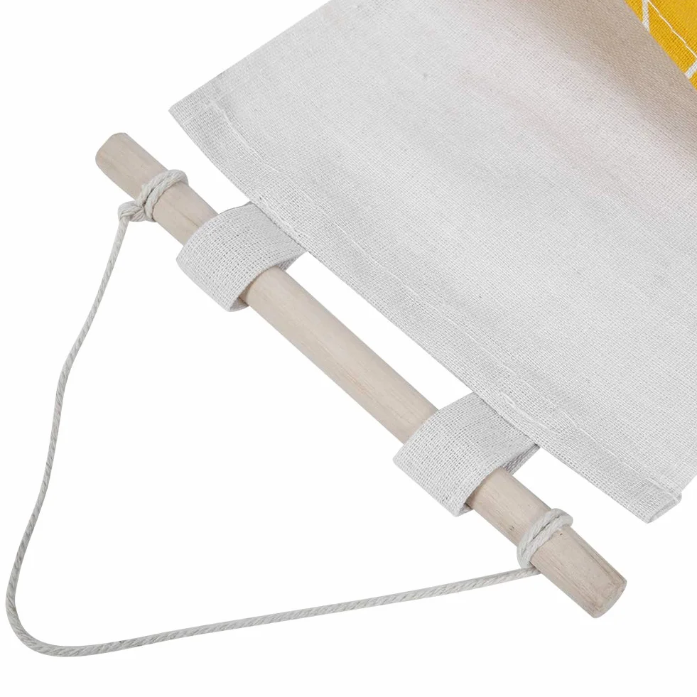 Szafa na ścianę wisząca z kieszeniami 2pcs do sypialni łazienki YELLOW