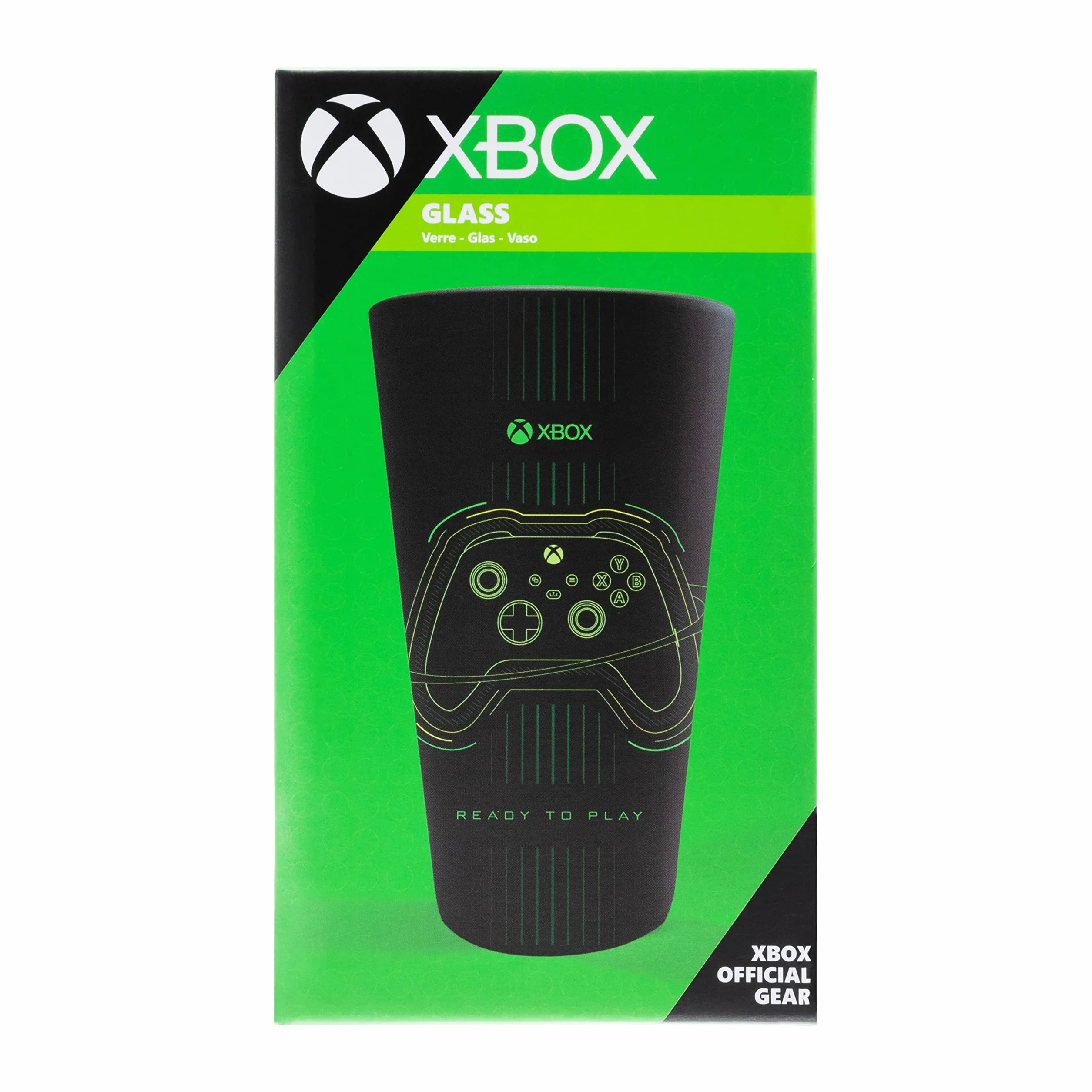 Paladone Xbox Series Kubek dla Gracza, Szkło, Czarny, 415 ml