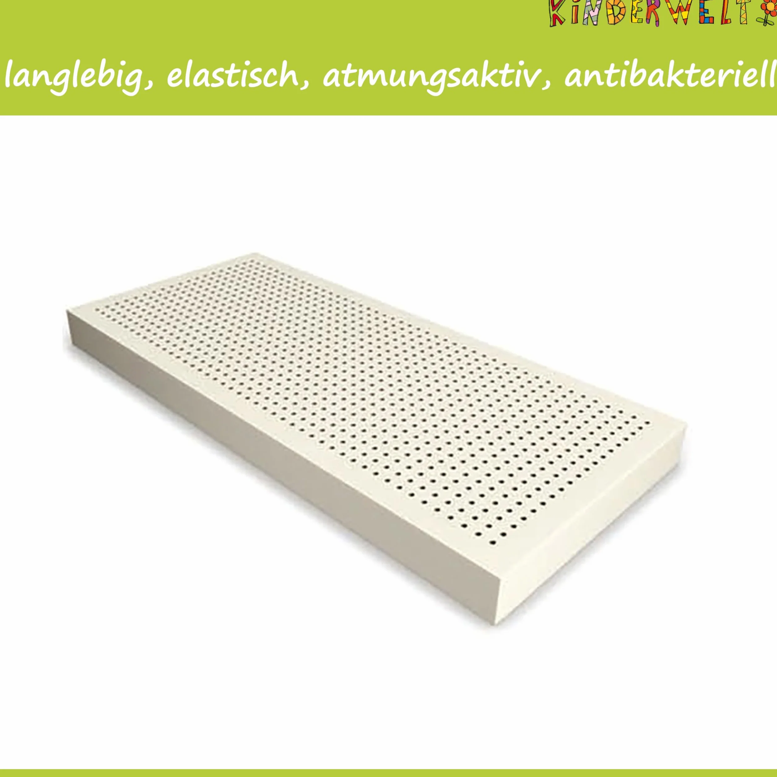 Lateksowy materac 60 x 120 x 11 cm dziecięcy materac lateksowy