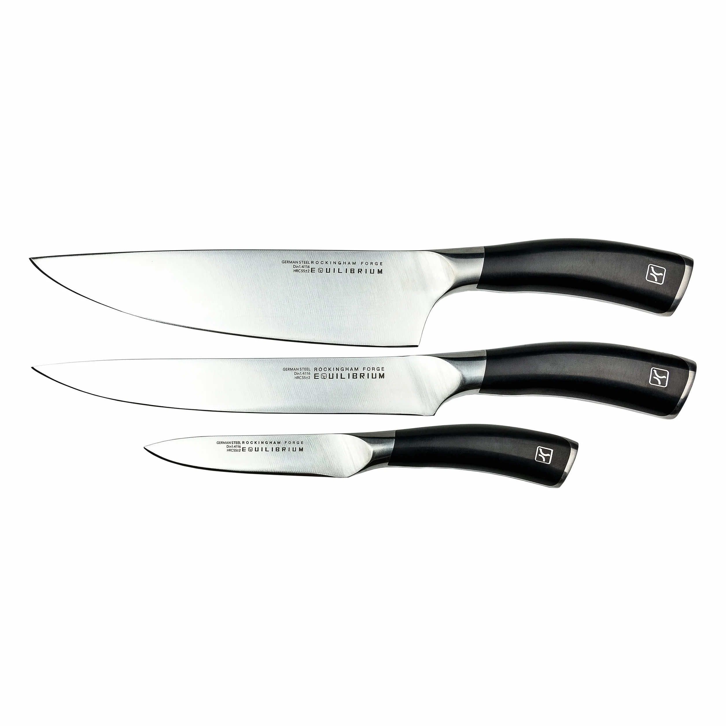 Zestaw 3 noży kuchennych Equilibrium marki Rockingham Forge
