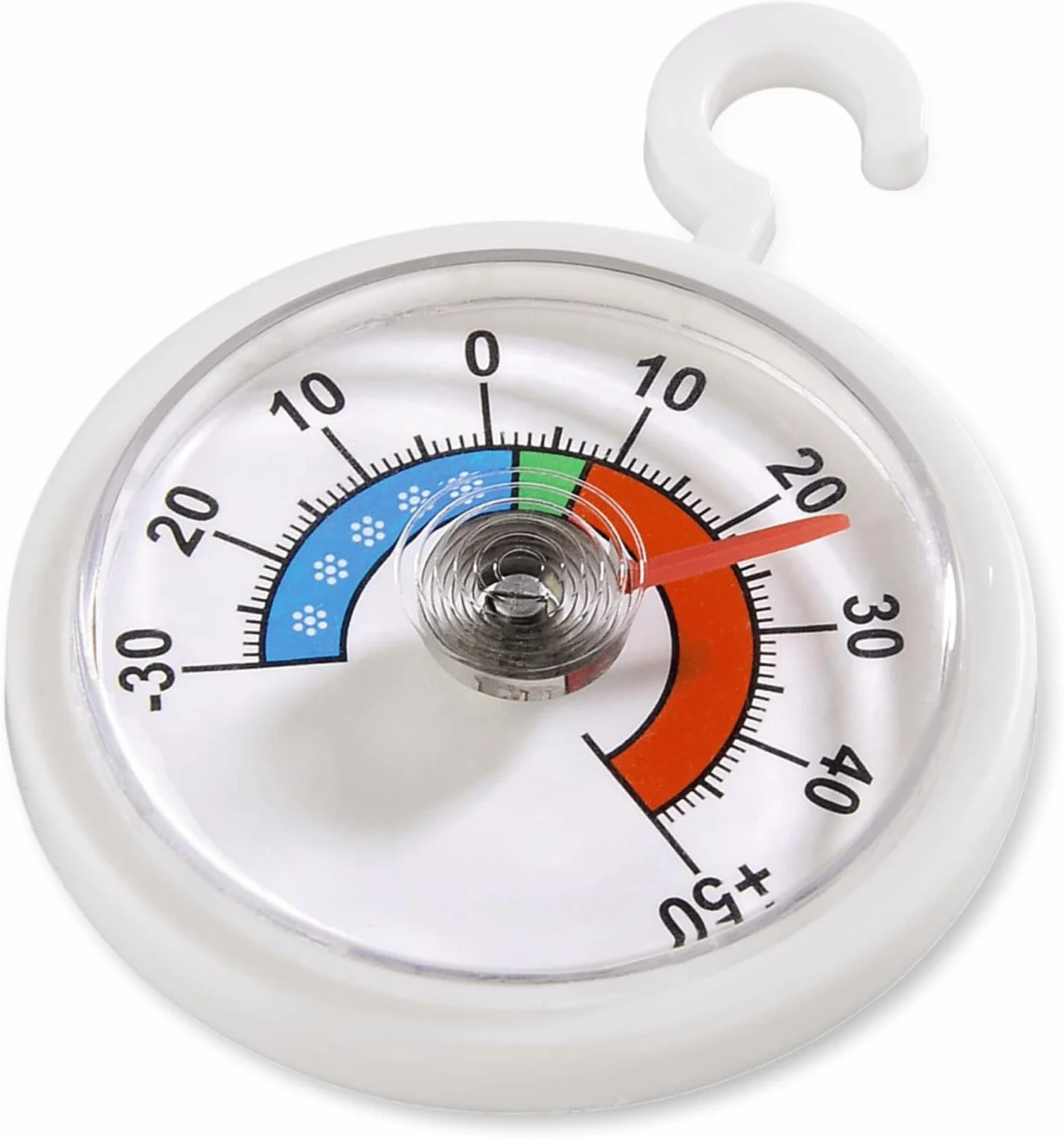 Xavax Termometr Analogowy do Lodówki i Zamrażarki, Okrągły, Kontrola Temperatury, Oszczędność Energii, Długość Świeżości