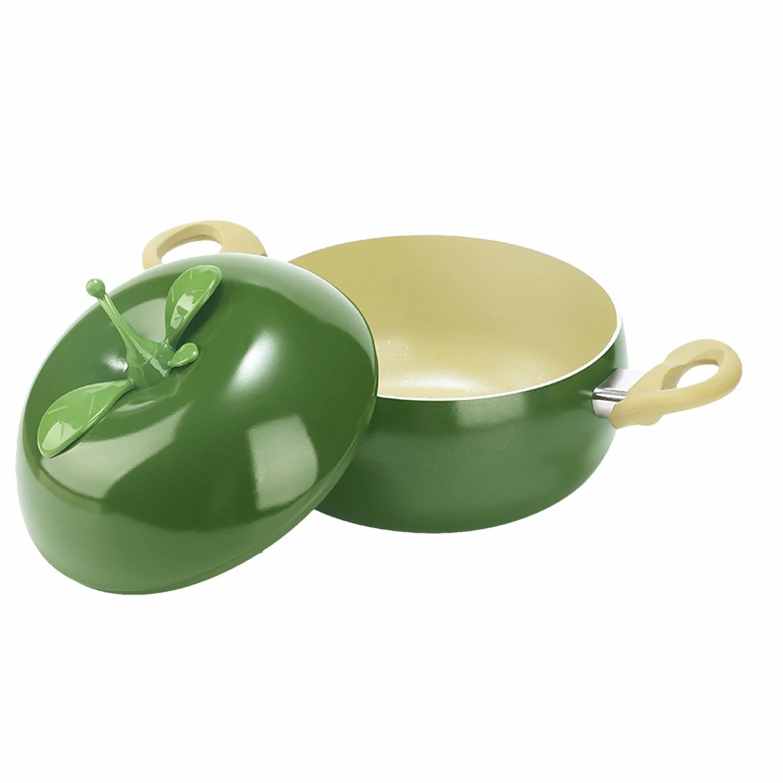 Rondel Do Sosów - Garnek Do Warzyw I Owoców Wolnego Gotowania,Rondel Duszenia Z Pokrywą, Kuchni Indukcyjnej Gotowania Piec Płyty Grzewcze Duszenia Smażenia Spaghetti
