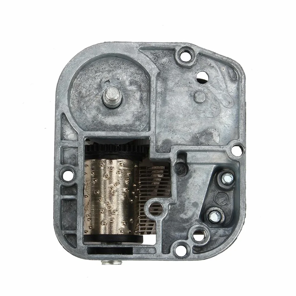 Mechanizm pozytywki, melodyjny mechanizm z elementami muzycznymi i śrubami, nawijarka do muzyki, 45 x 50 x 20 mm for Jezioro łabędzie