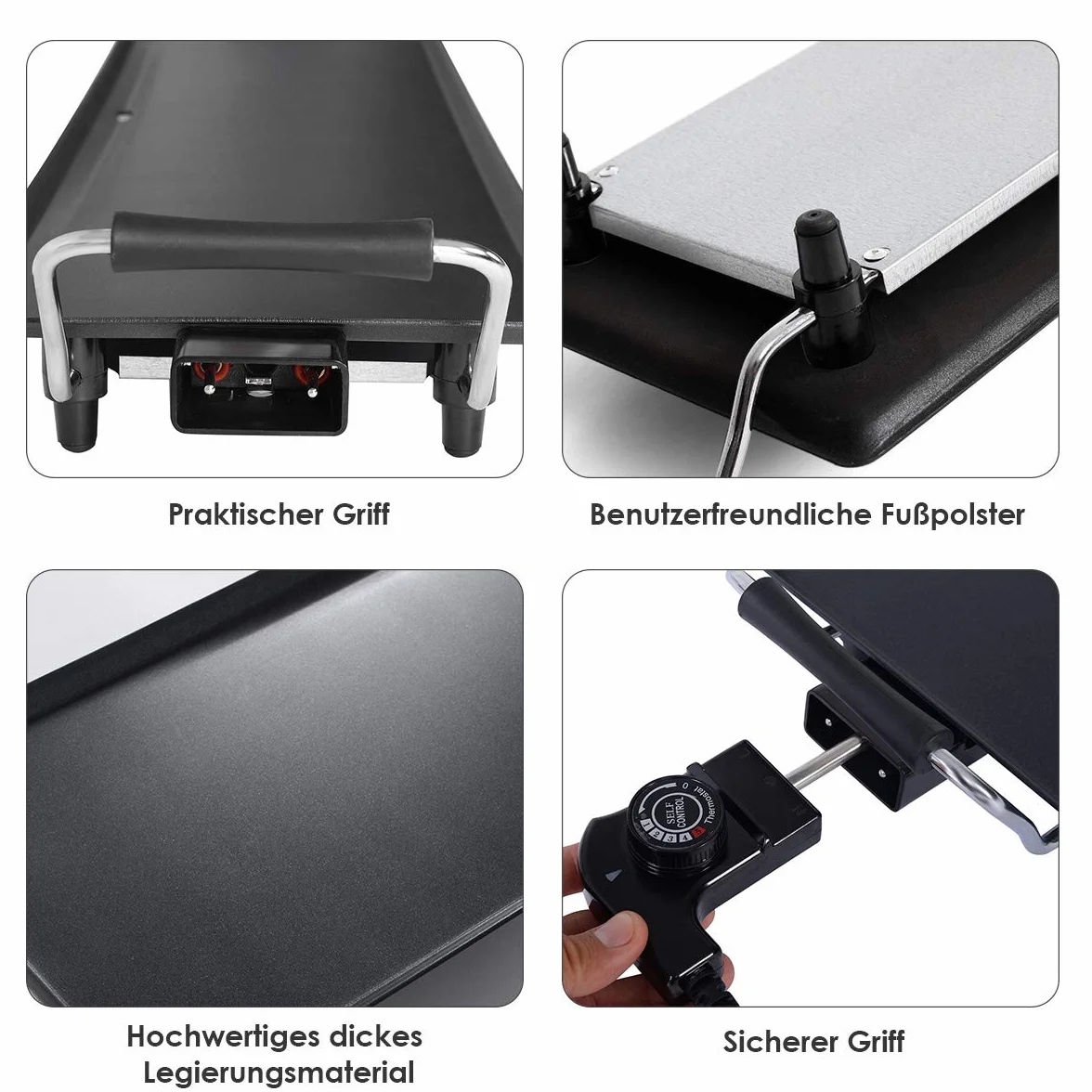 COSTWAY Teppanyaki Grill Elektryczny 90 x 23 cm, Płyta Grillowa 1800 W z Powłoką Zapobiegającą Przywieraniu, 6 Drewnianych Szpatułek i Nieprzywierający Pierścień do Jajek